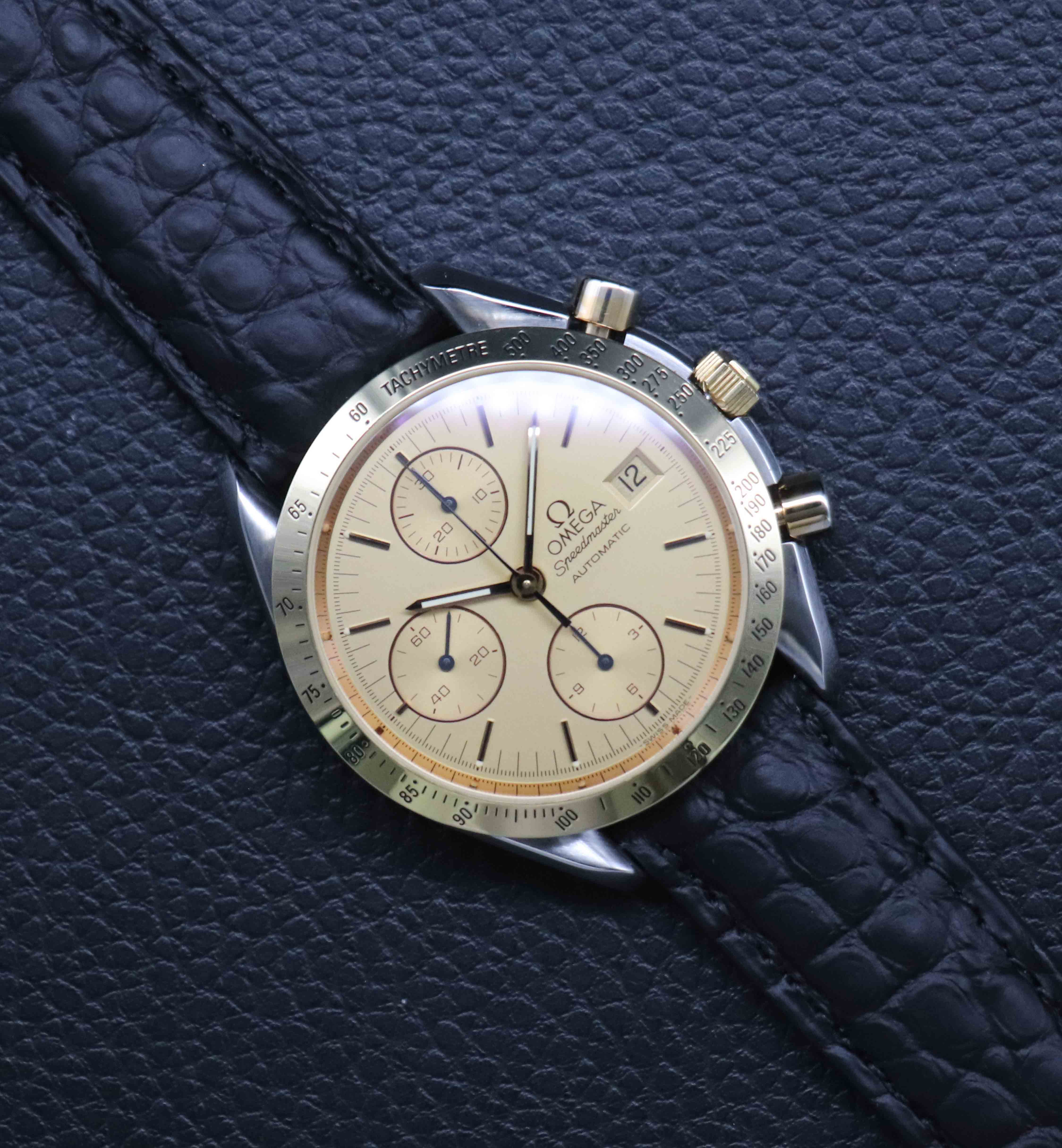 Omega Speedmaster Date 3311.10 Gold Dial 1993