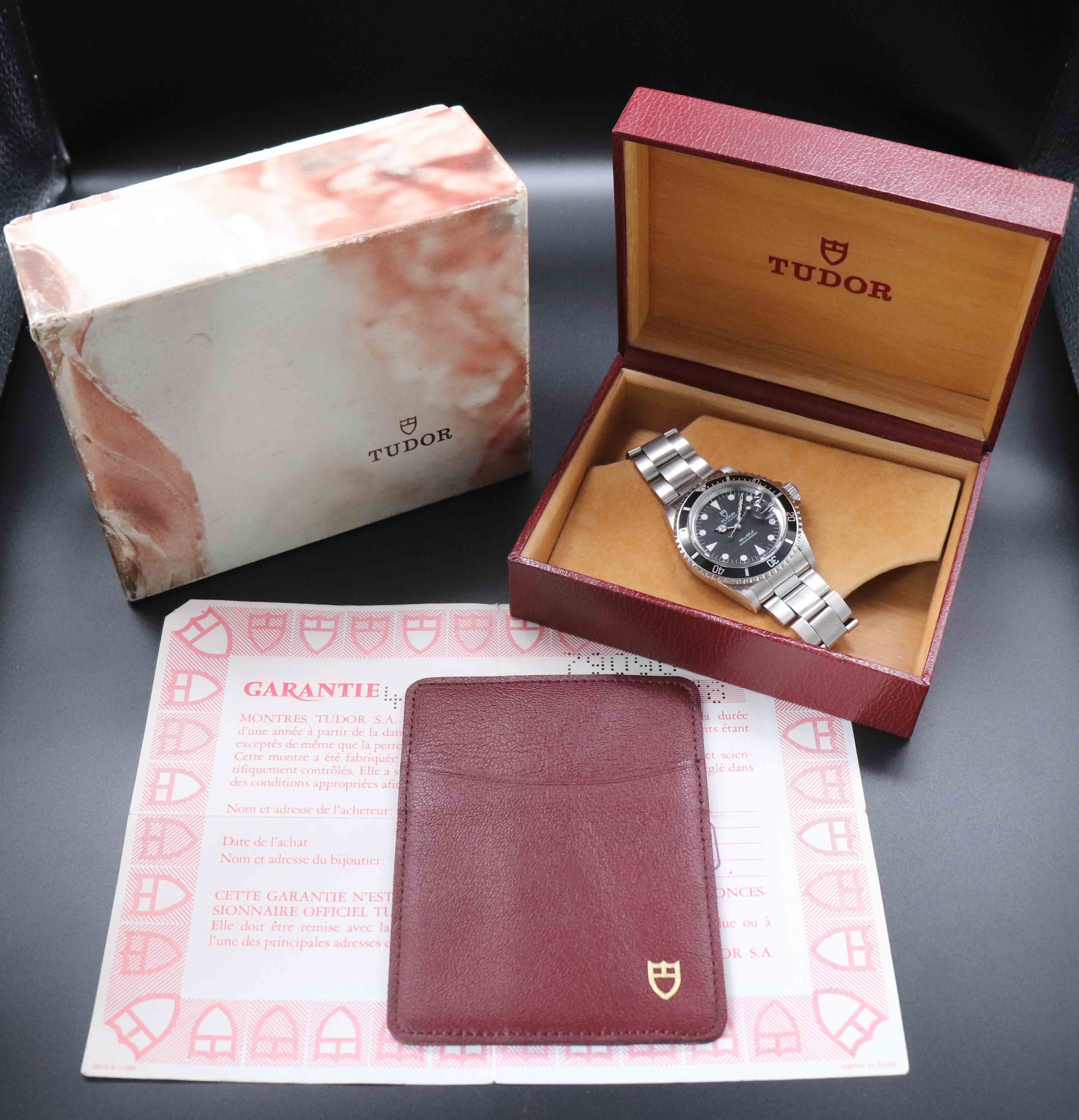 Tudor Submariner 79090 Black Fullset 1990 Box+Paper