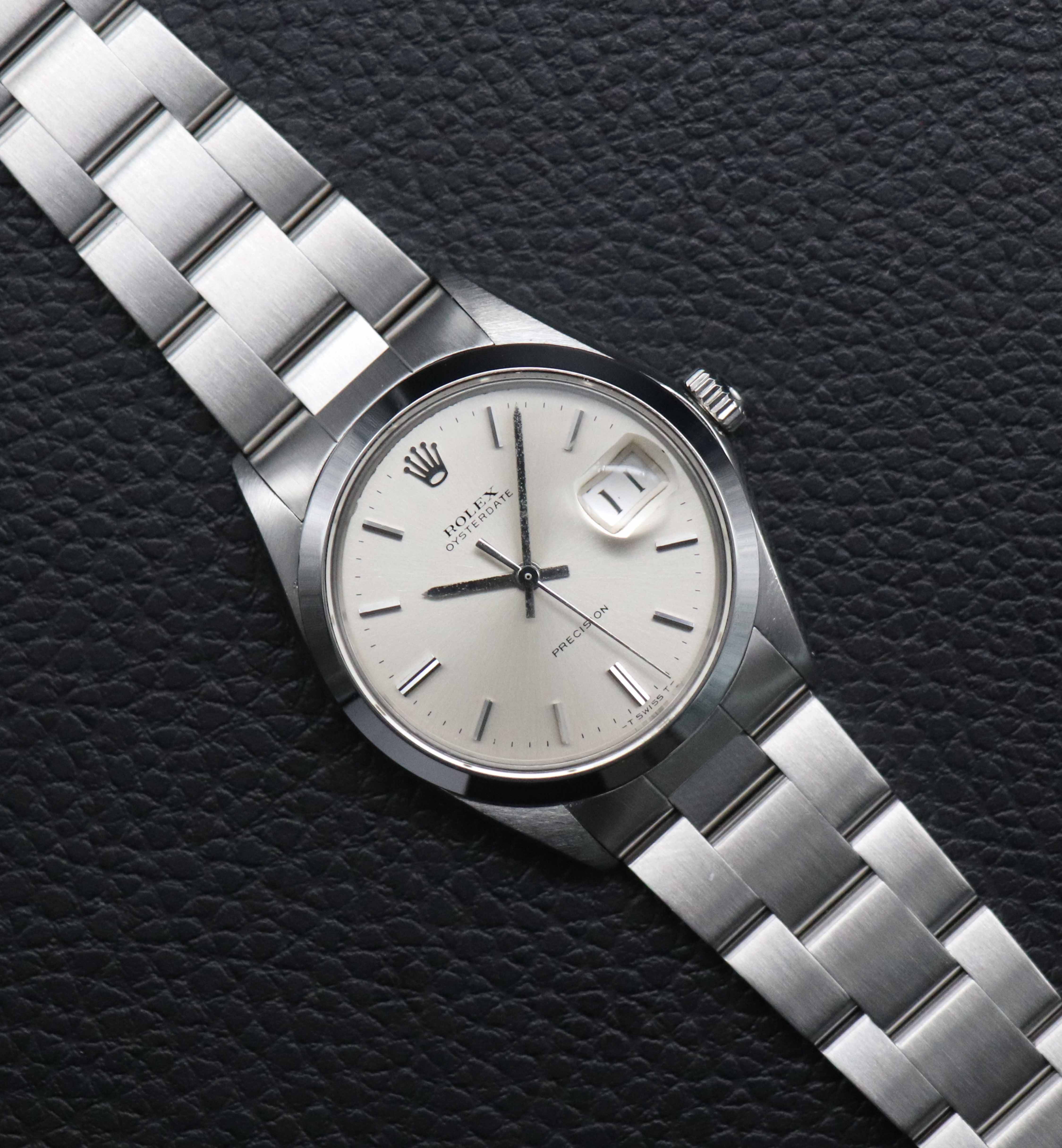 Rolex Oysterdate Precision 6694 Silver Dial 1970