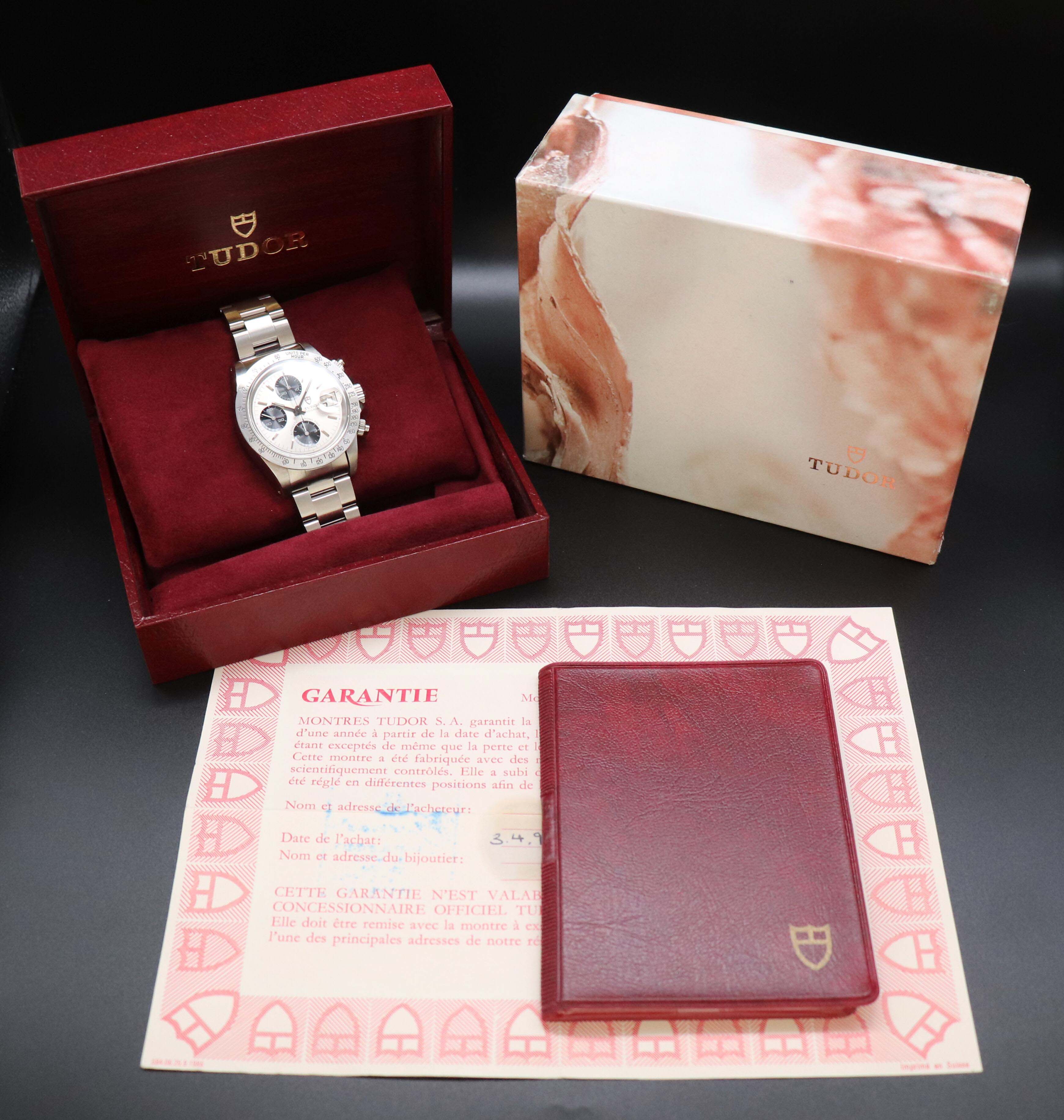 Tudor Oysterdate Big Block 79180 Fullset 1995 Box+Papers