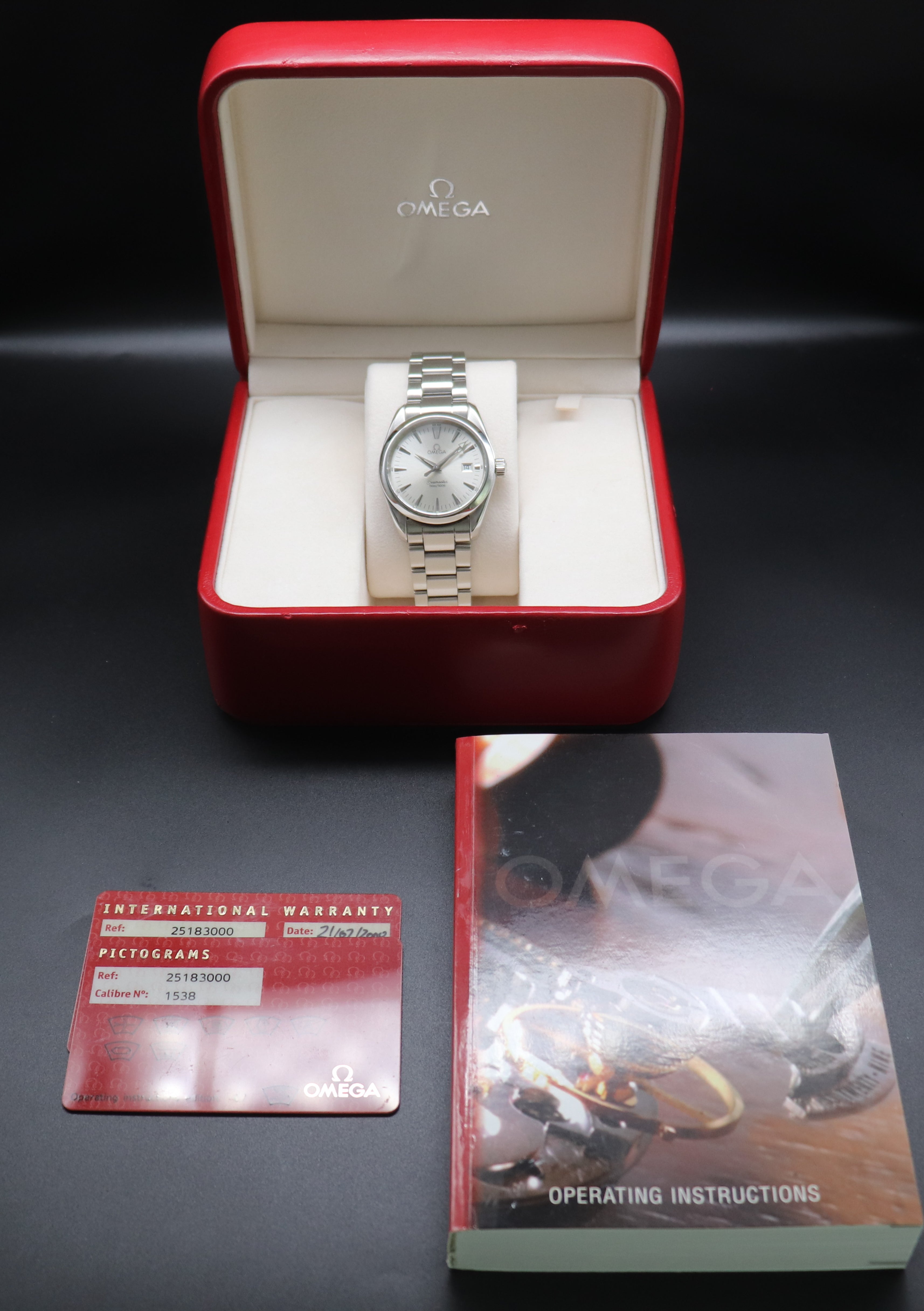 Omega Seamaster Aqua Terra 2518.30 Fullset 2000 Box+Papers
