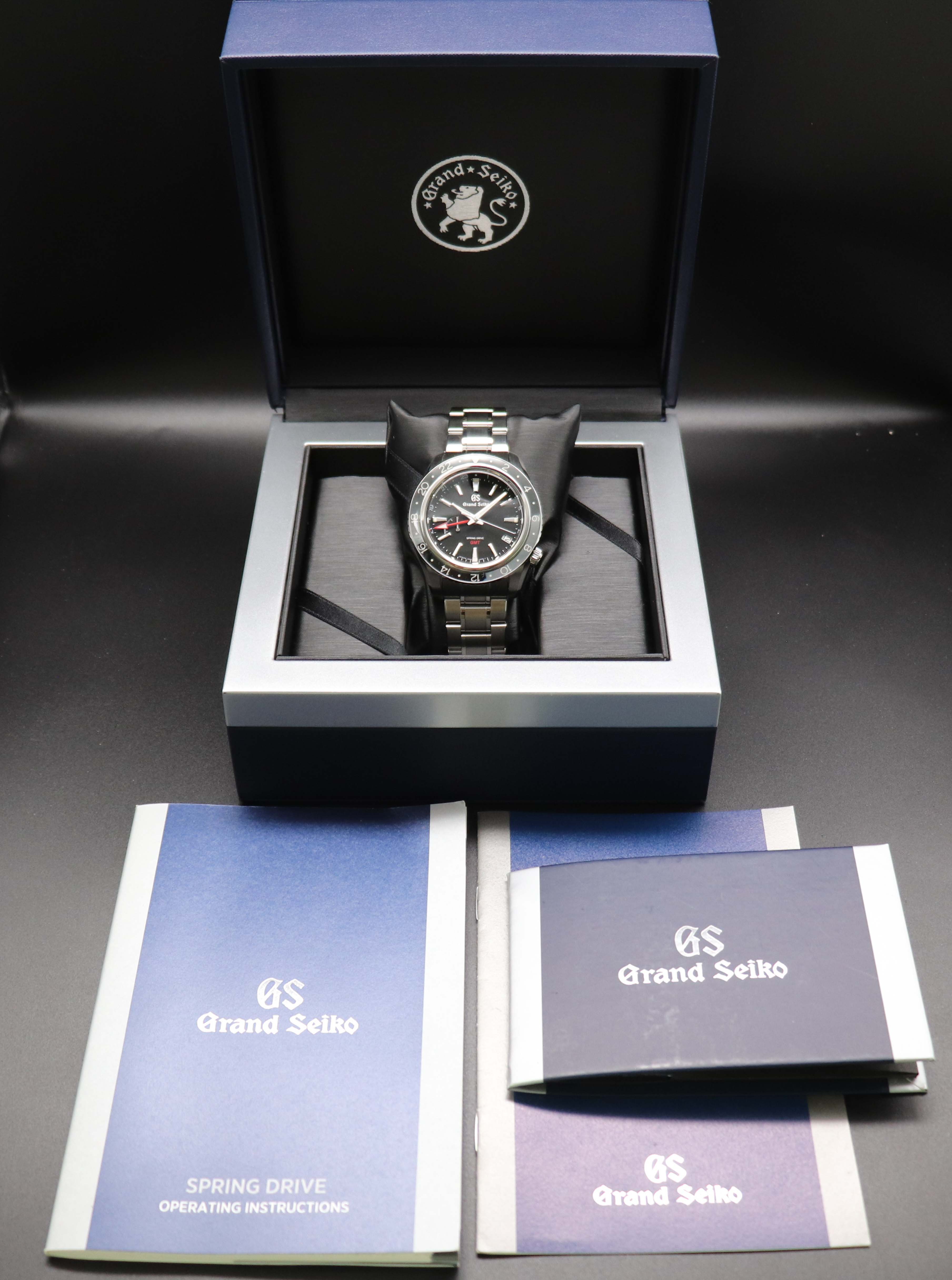 Grand Seiko Spring Drive GMT SBGE201/9R66-0AA0 Fullset 2018 Box+Papers