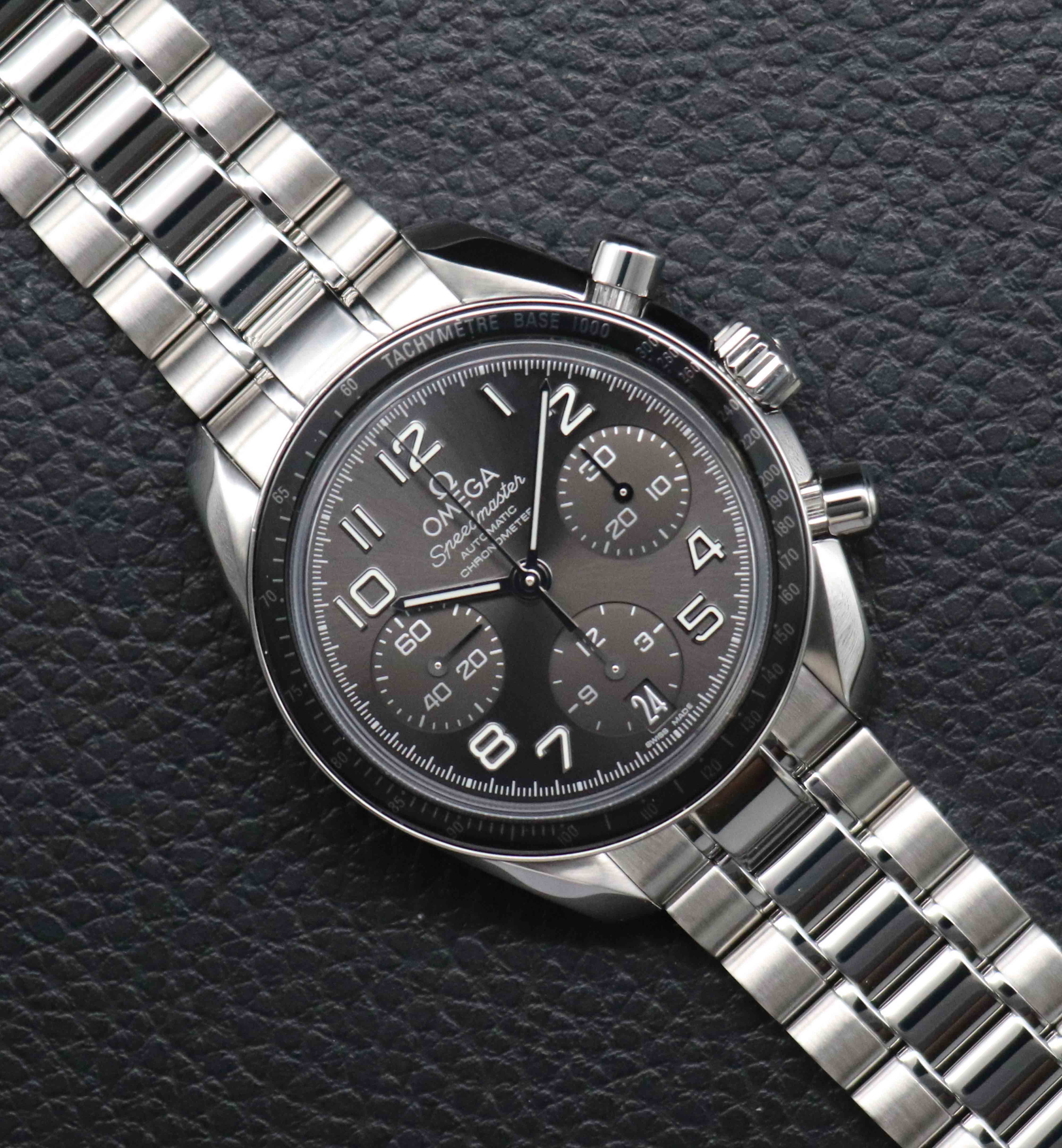 Omega Speedmaster 38 324.30.38.40.06.001 Grey Dial 2012