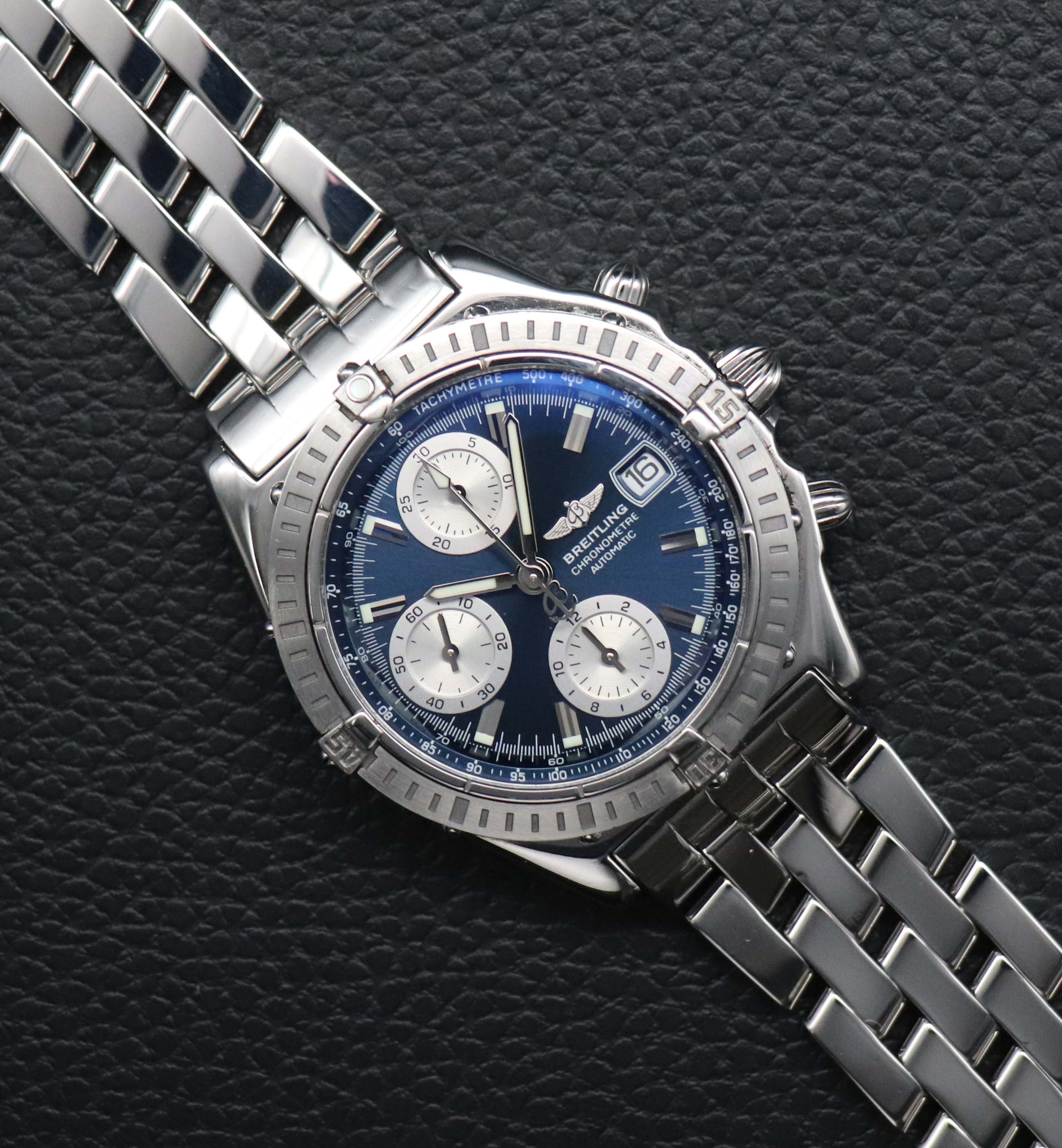Breitling Chronomat A13352 Blue Dial 2005