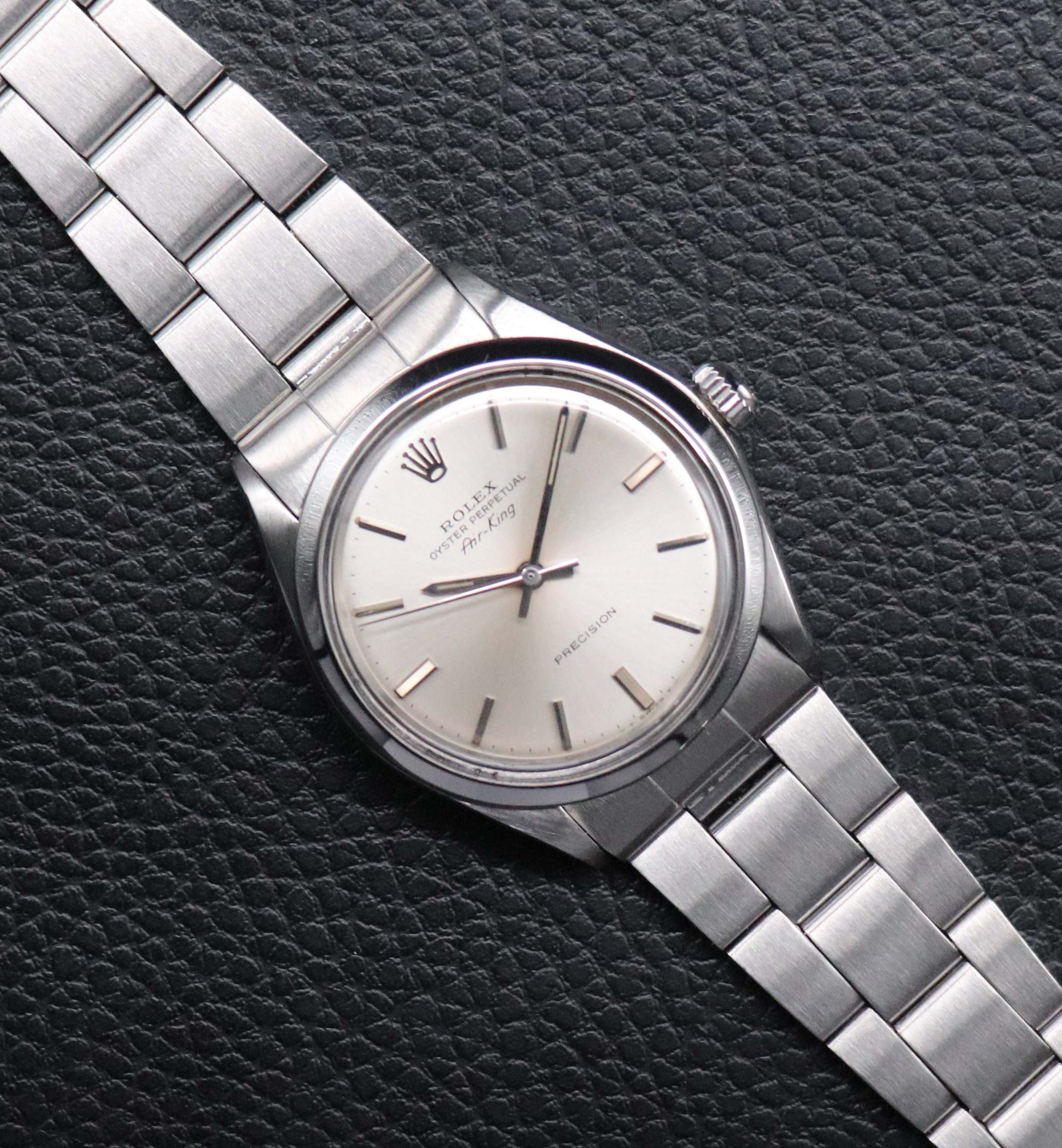 Rolex Air-King 5500 Silver Dial 1971