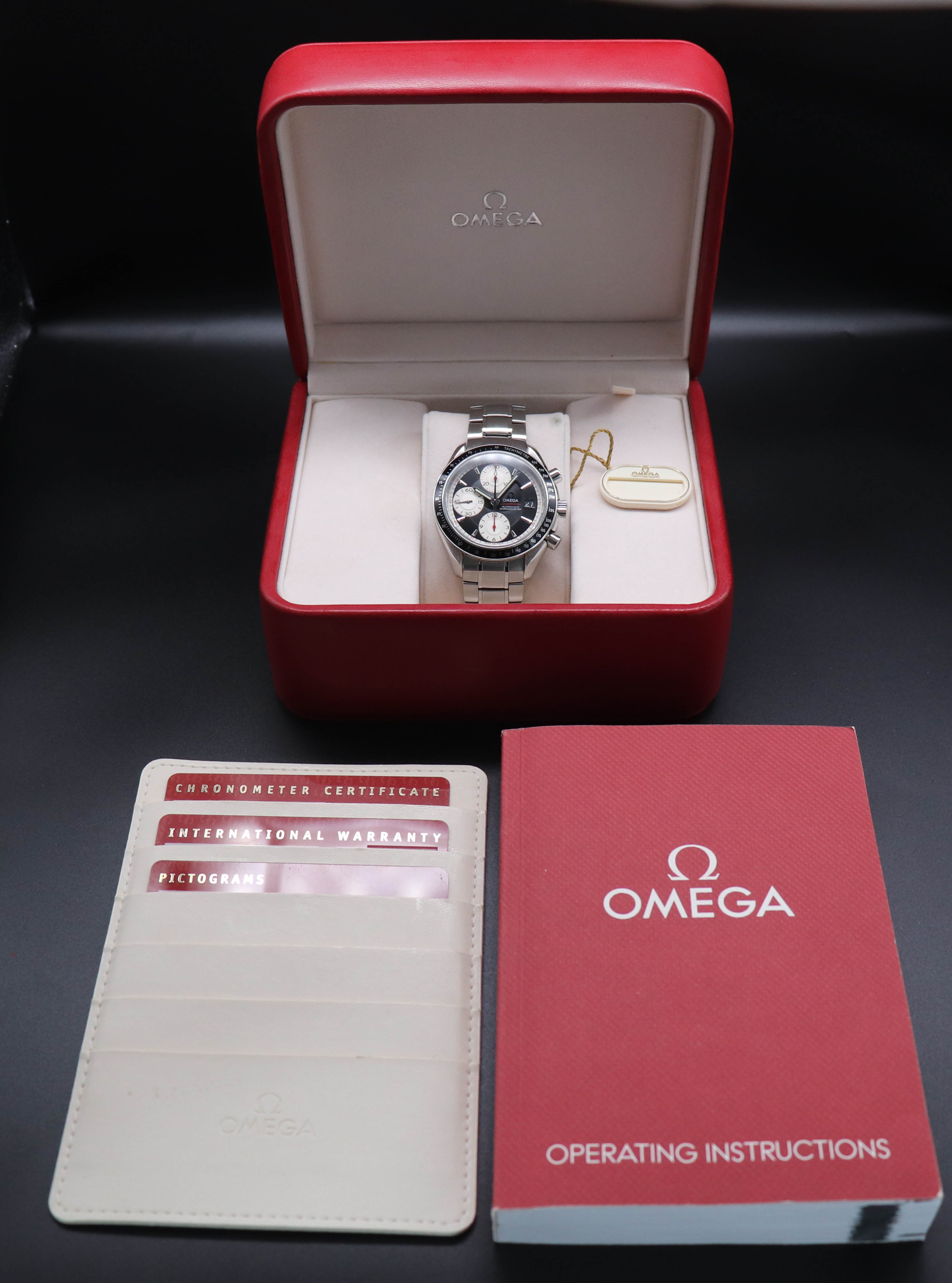 Omega Speedmaster Date 3210.51 Panda Fullset 2013 Box+Papers