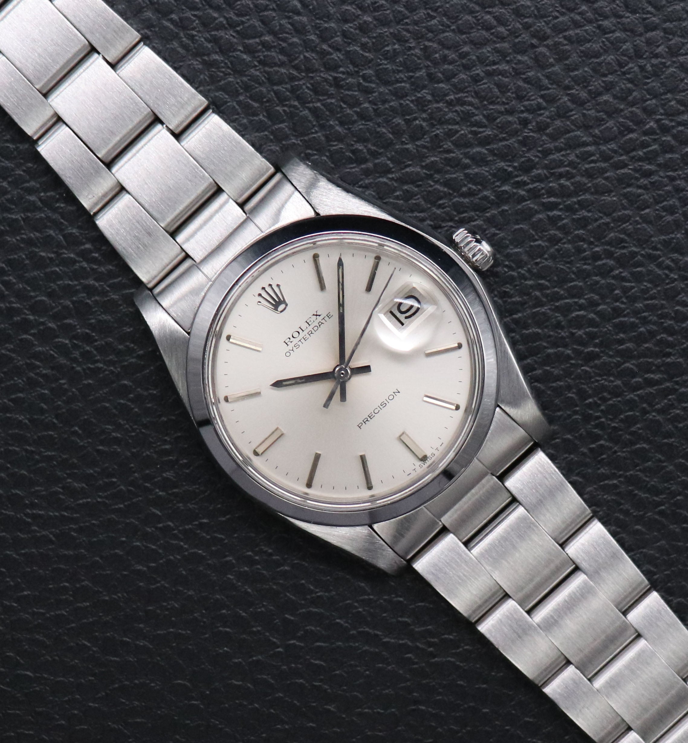 Rolex Oysterdate Precision 6694 Silver Dial 1981