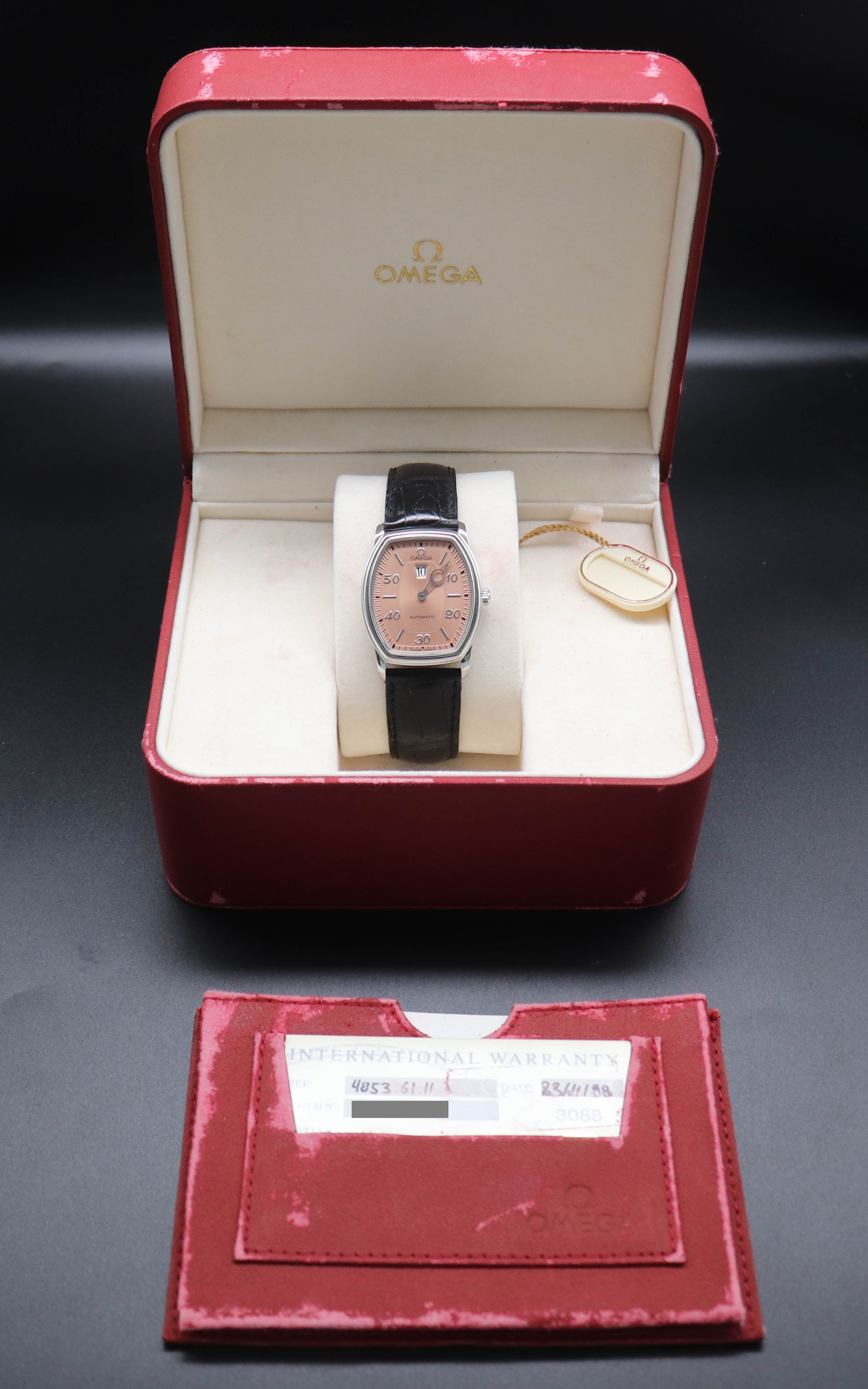Omega De Ville 4853.61.11 Fullset 1998 Box+Papers