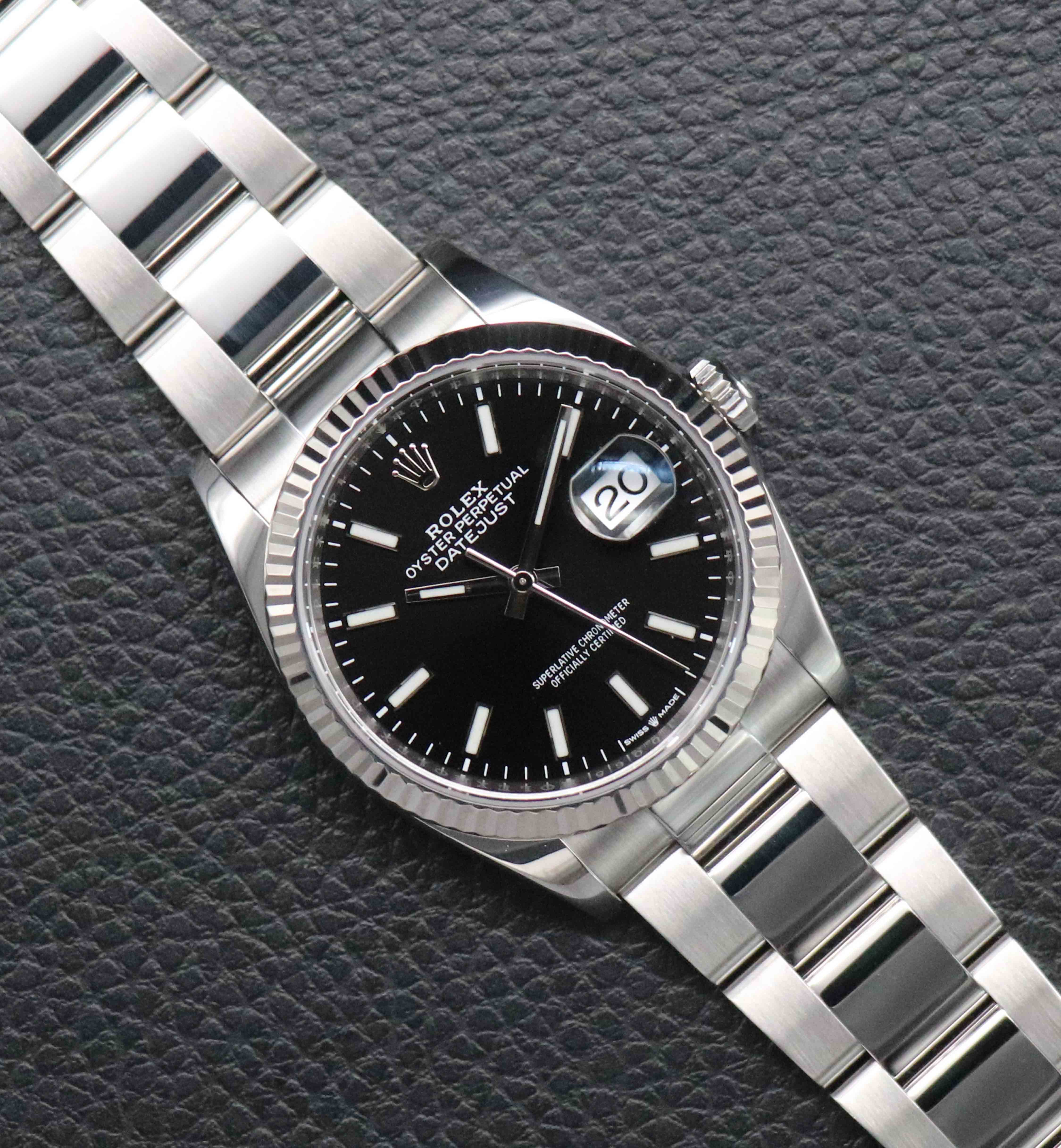 Rolex Datejust 126234 Black Dial Fullset 2020 Box+Papers