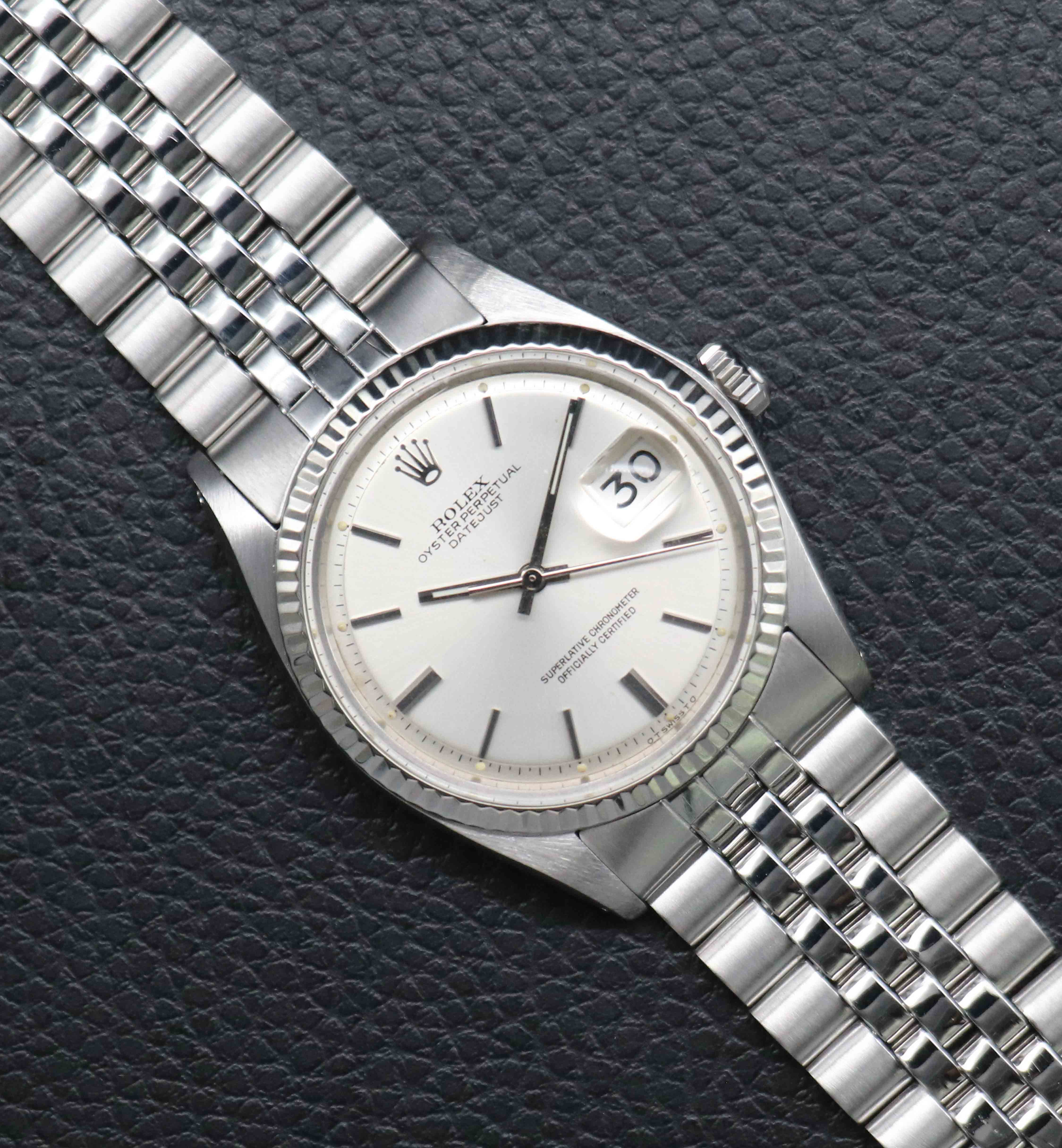 Rolex Datejust 36 1601 Fullset 1975 Box+Papers