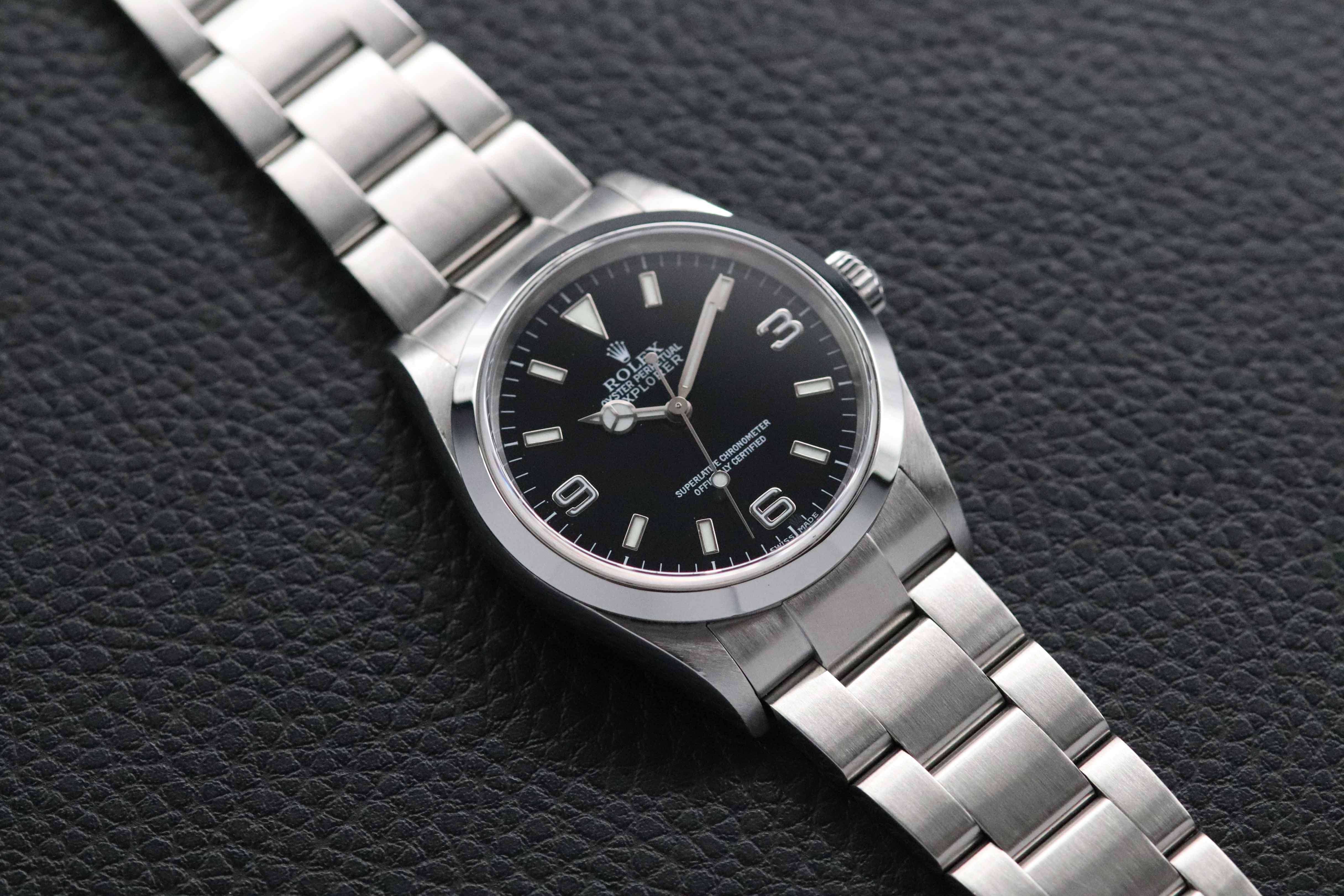 Rolex Explorer 114270 Black Dial 2002