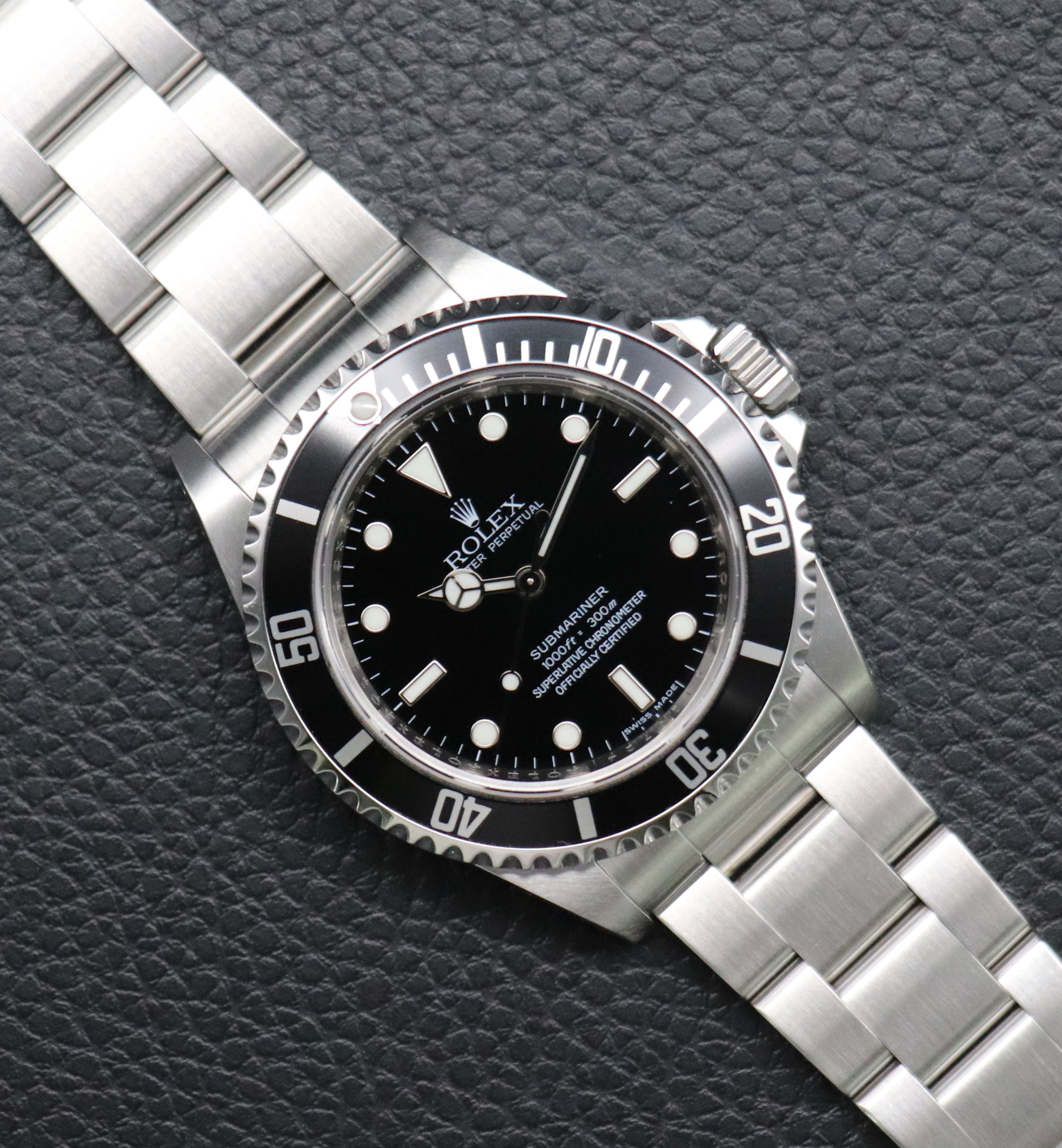 Rolex Submariner 14060M Rehaut Fullset 2013 Box+Papers