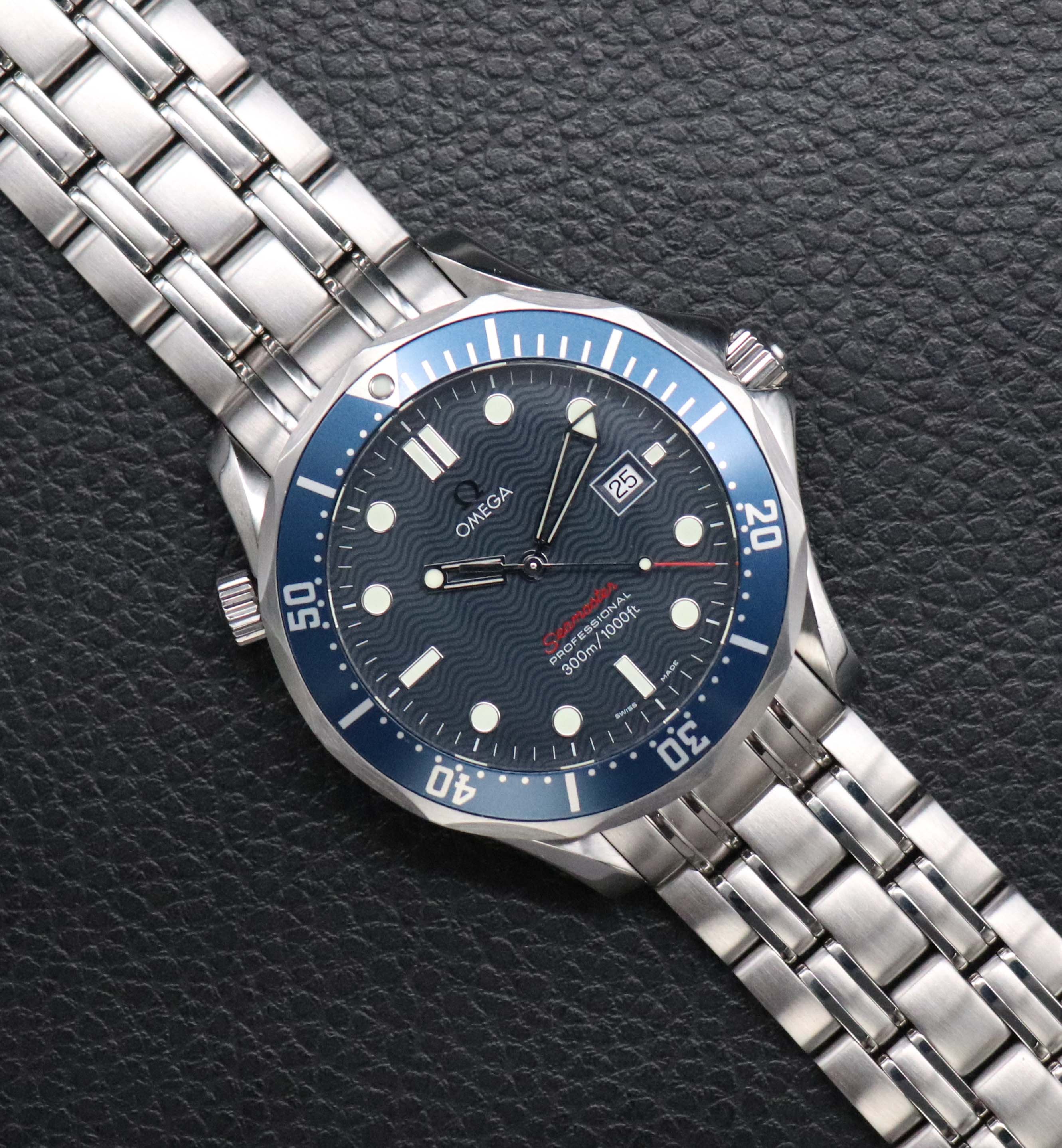 Omega Seamaster Diver 2221.80 Blue Dial Fullset 2010 Box+Papers