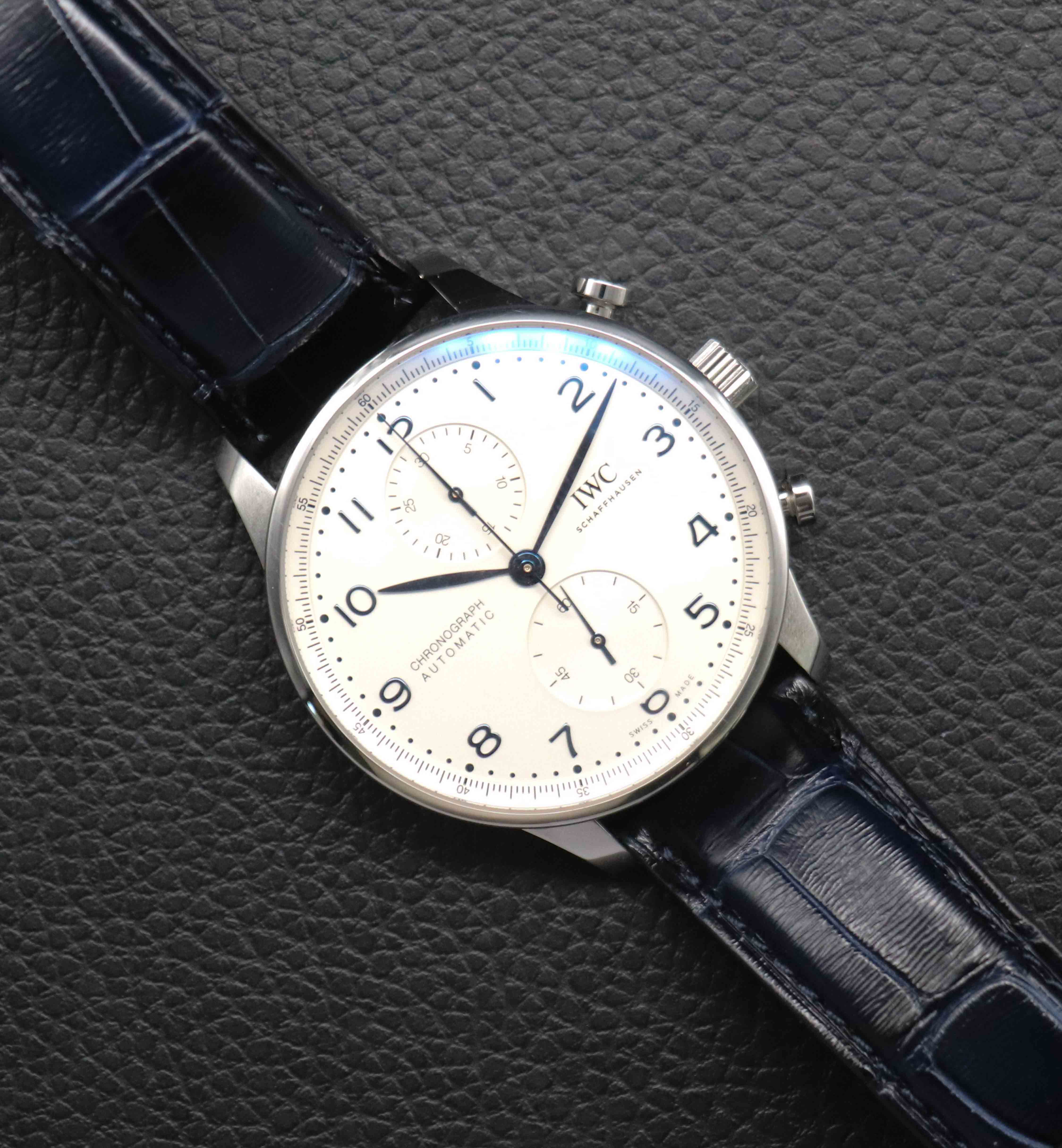 IWC Portugieser Chronograph IW371605 Fullset 2020 Box+Papers