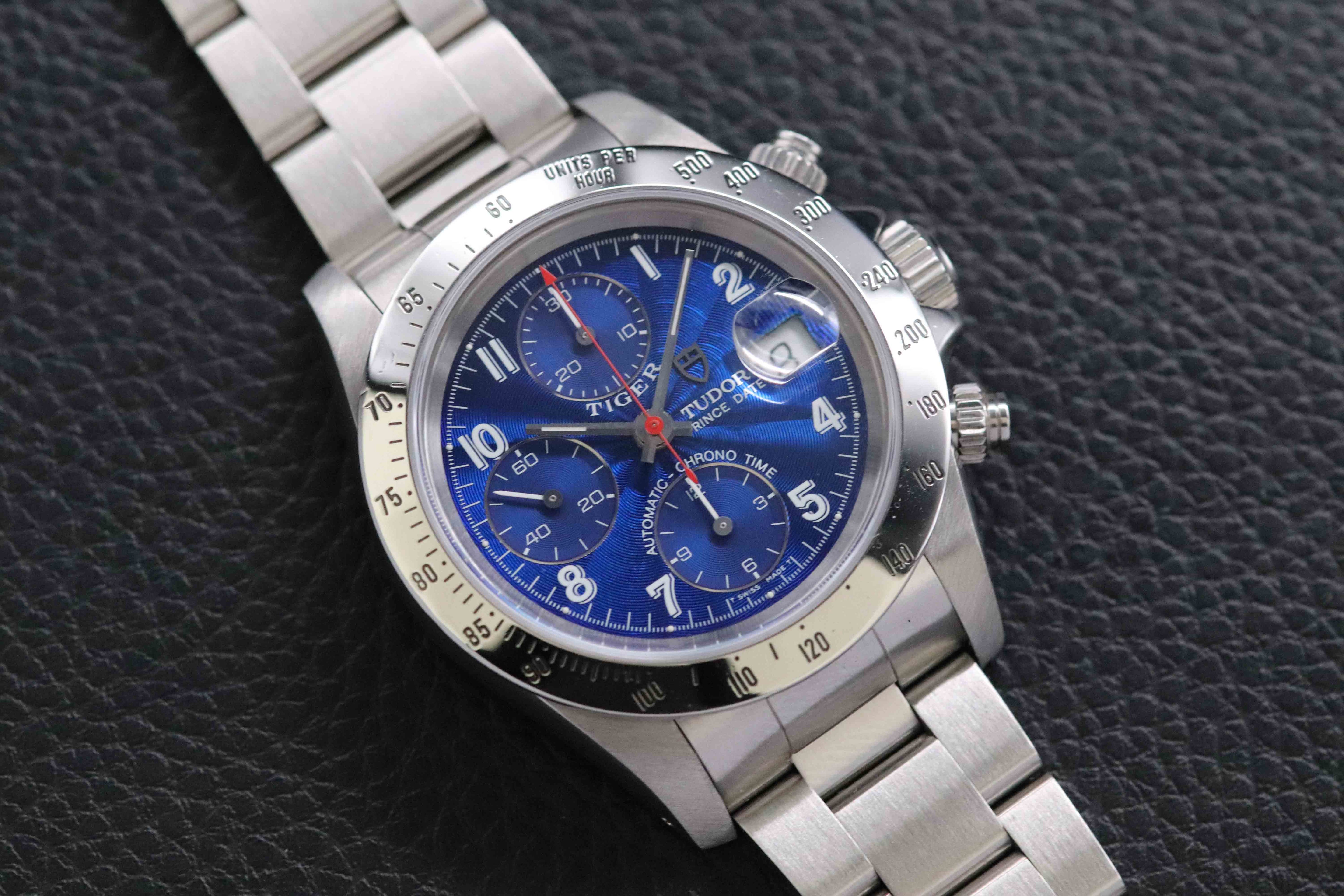 Tudor Oysterdate Small Block 79280 Blue Dial 2000