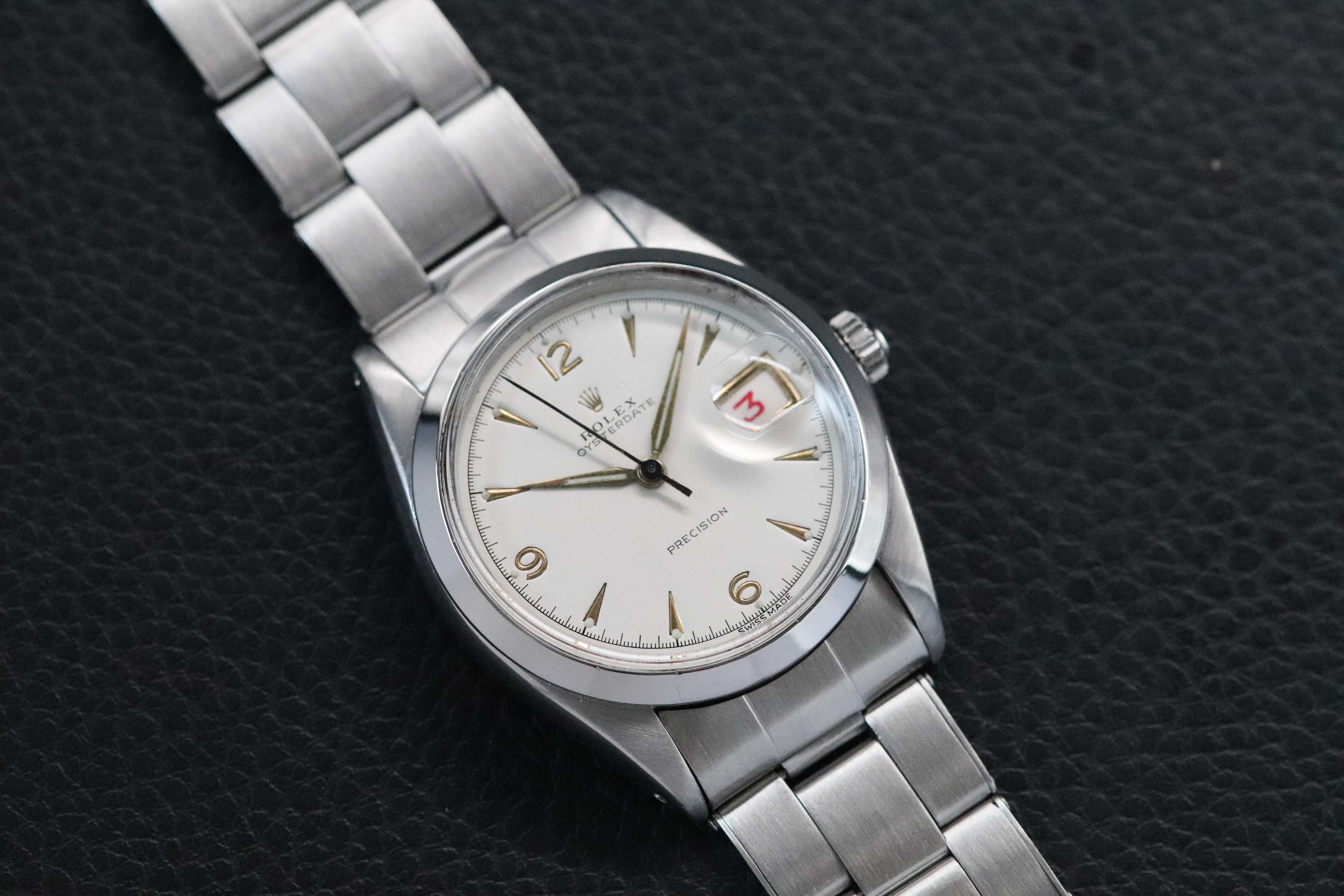 Rolex Oysterdate Precision 6694 Silver Dial 1970