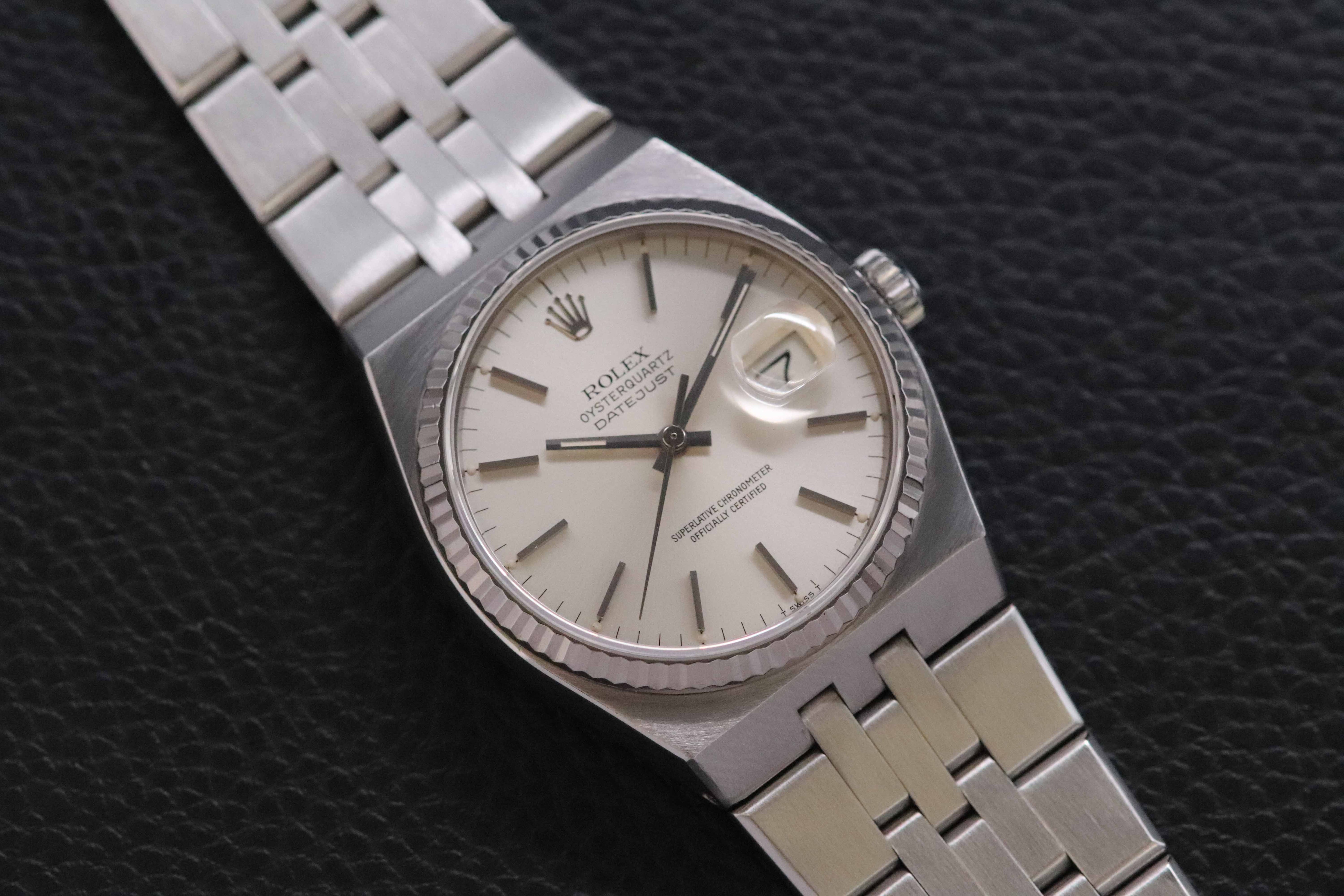 Rolex Datejust Oysterquartz 17014 Silver 1984