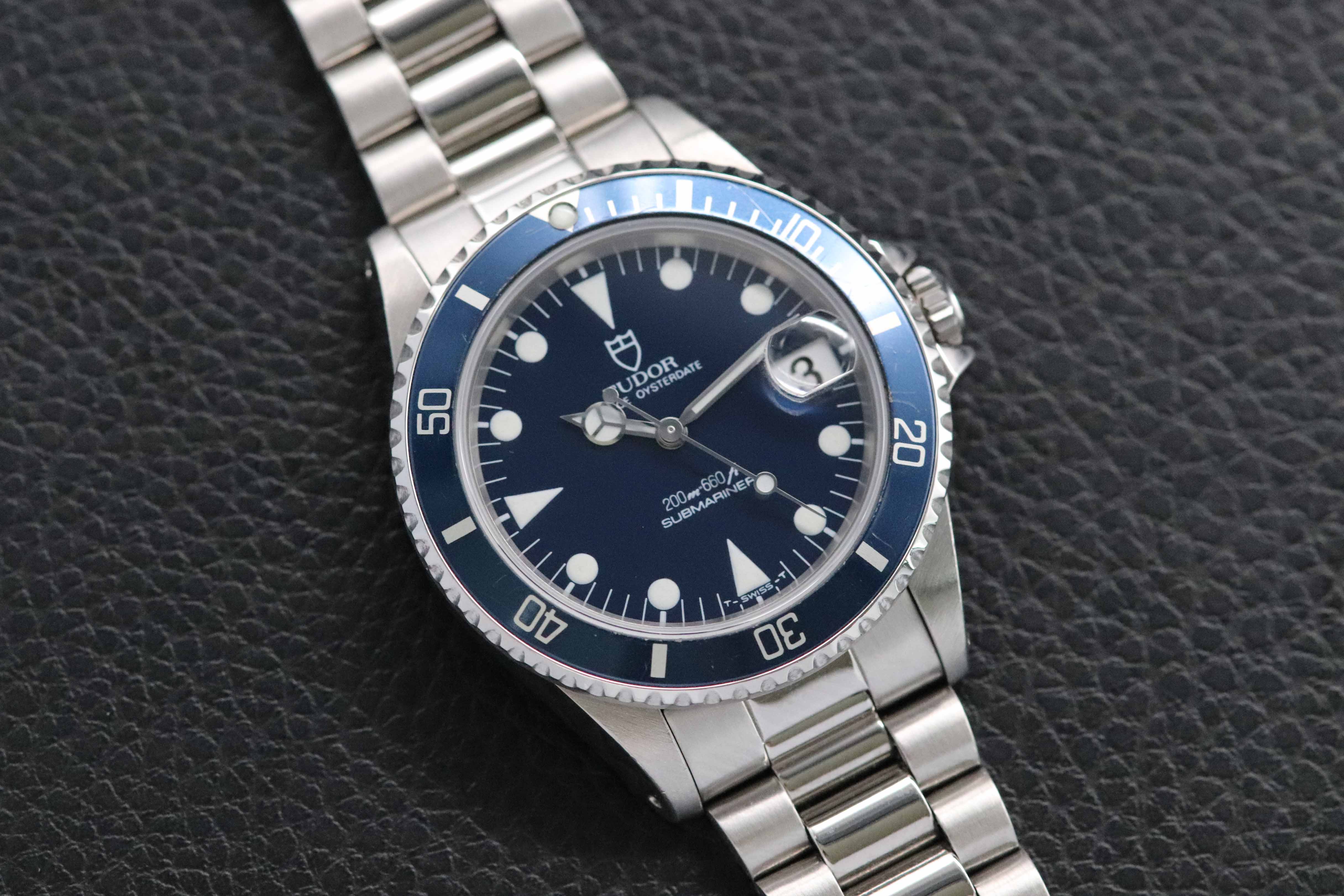 Tudor Submariner 75090 Blue Dial 1990