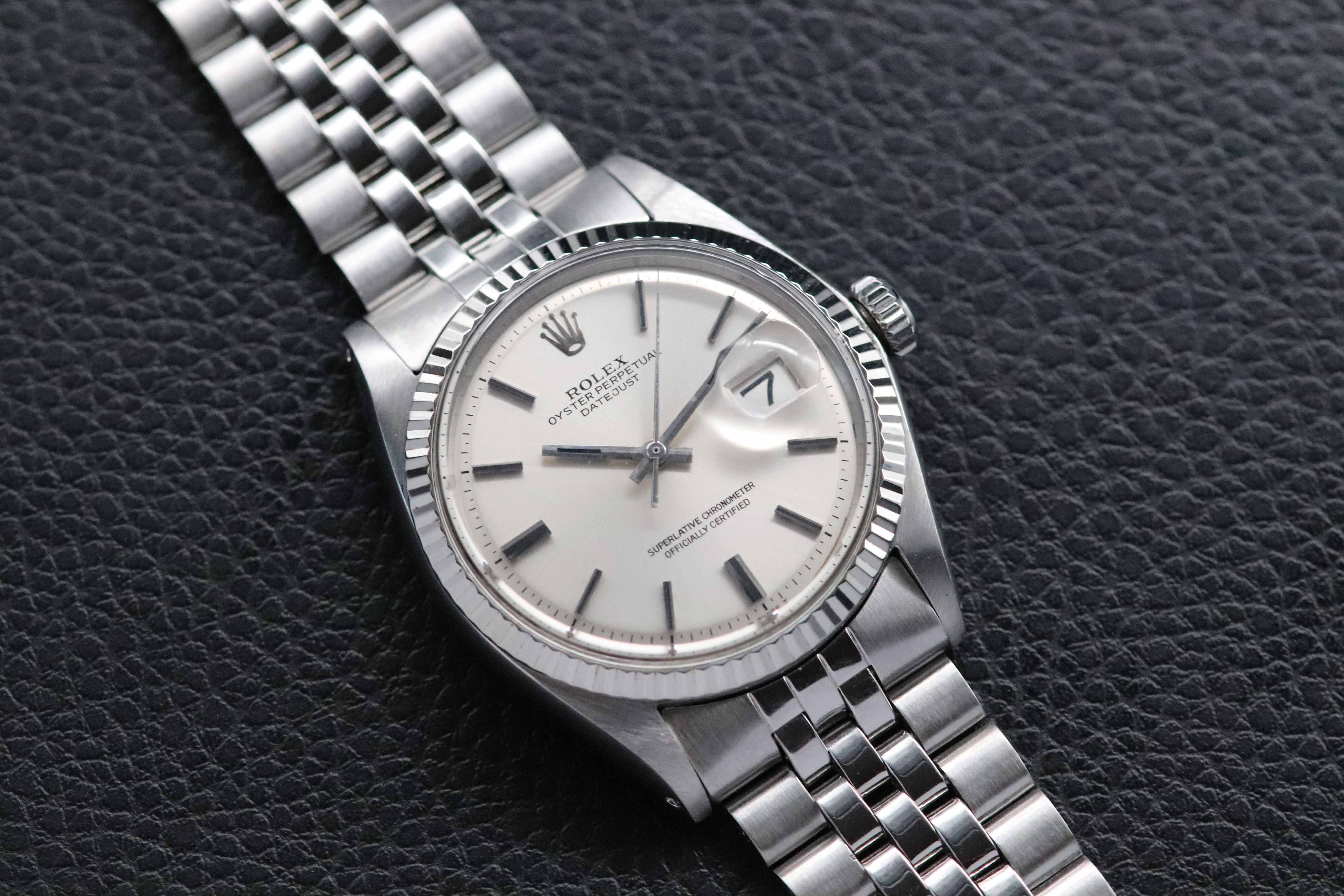 Rolex Datejust 1601 Silver Dial 1970