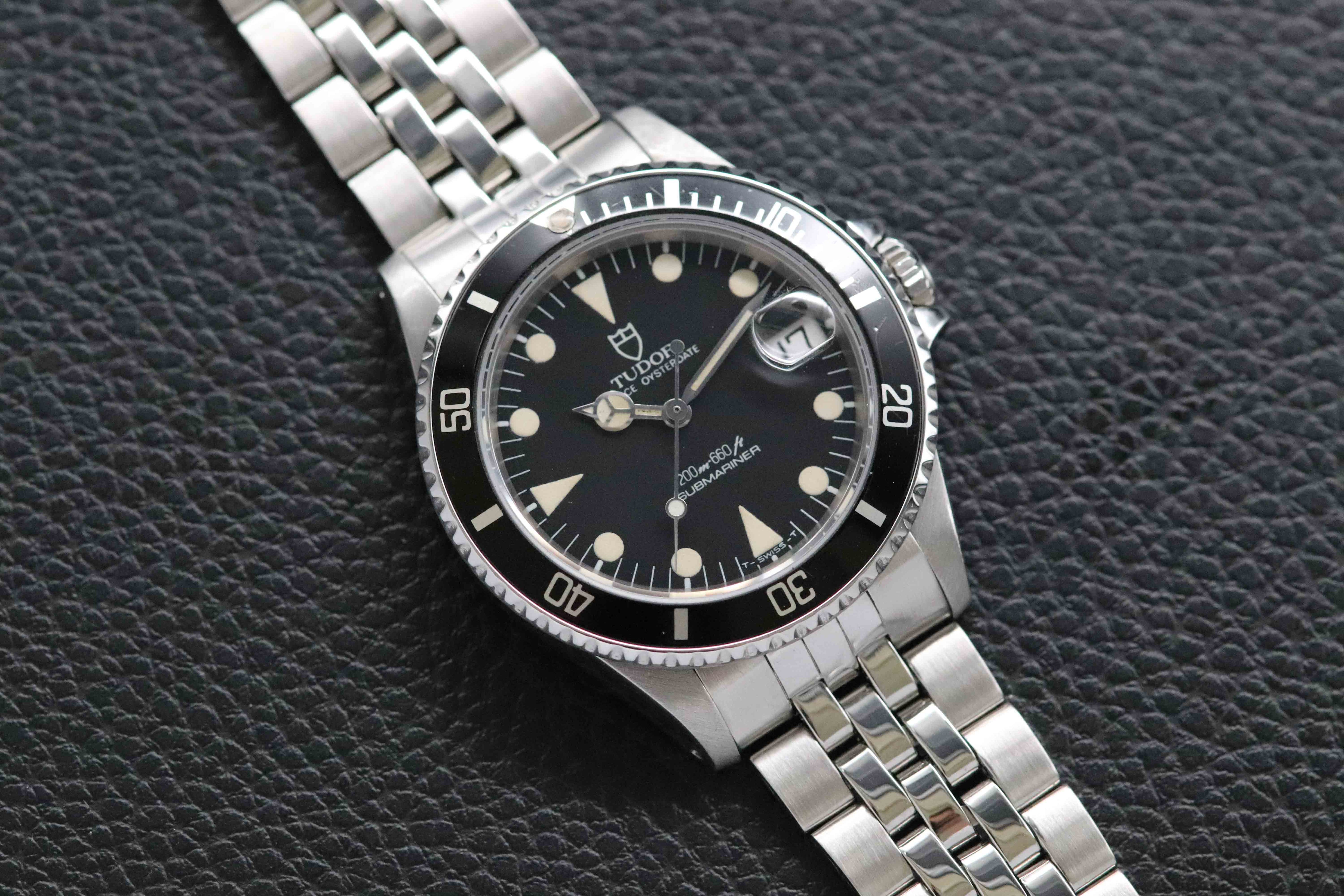 Tudor Submariner 75090 Black Dial 1990