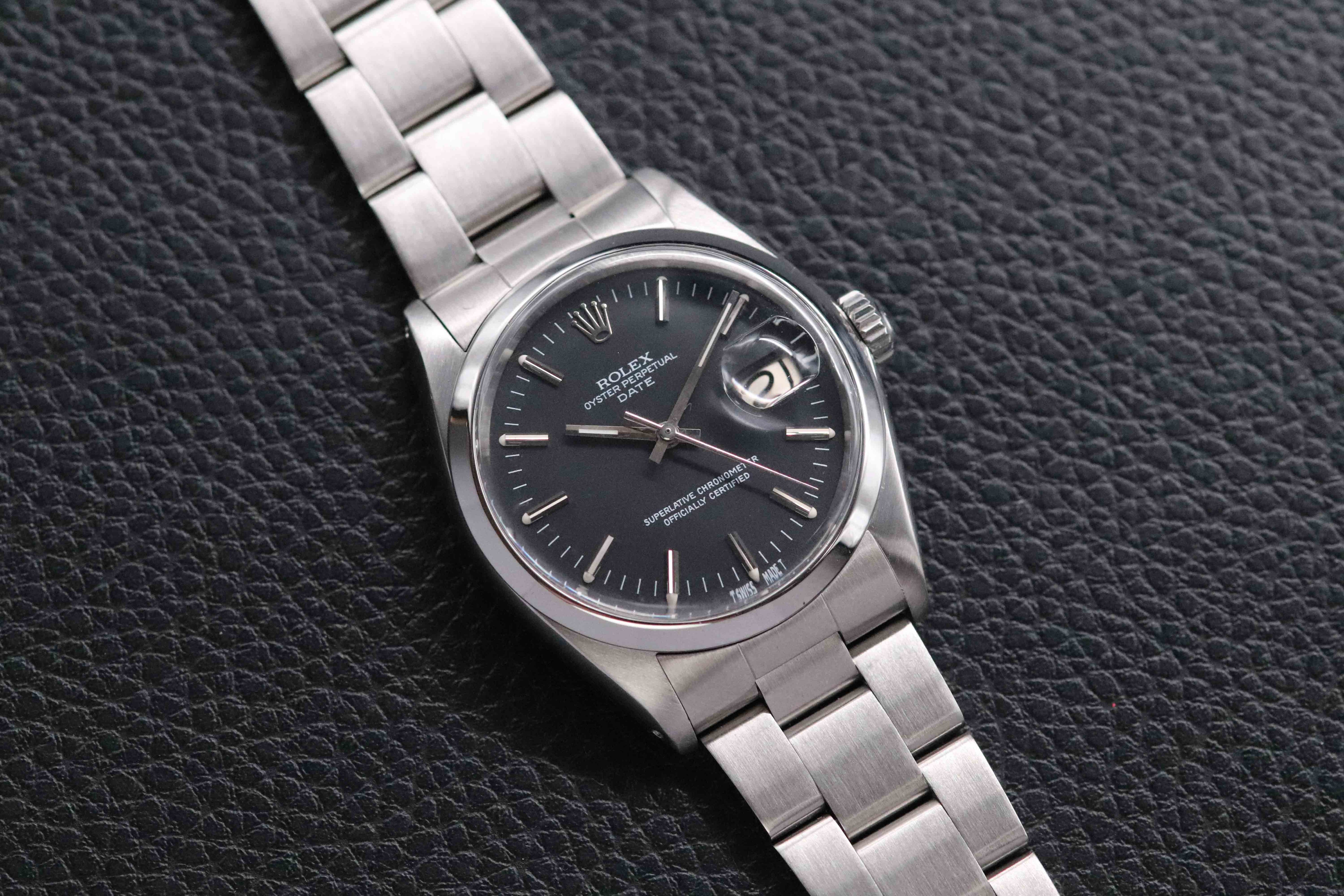 Rolex Date 1500 Black Dial 1969