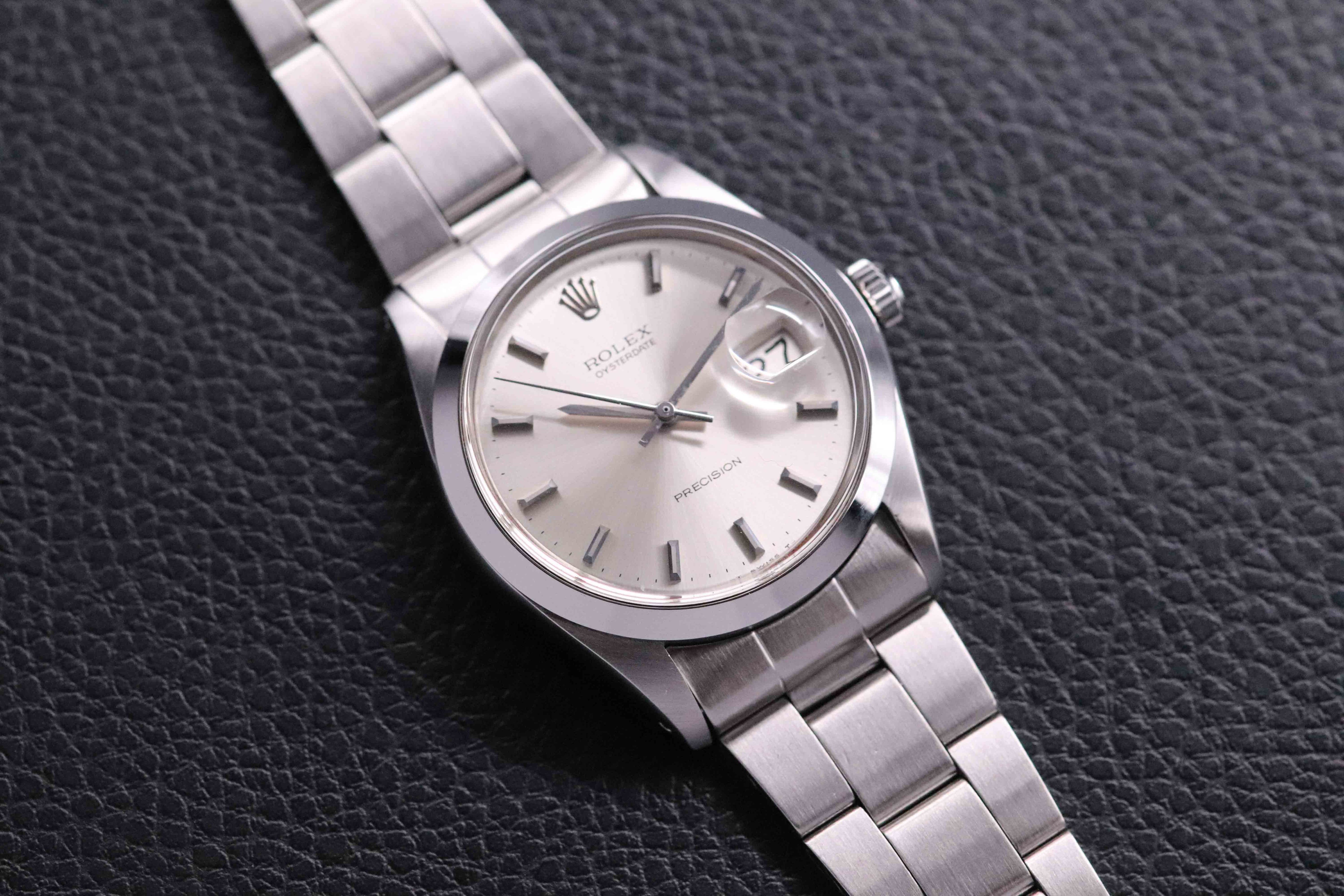 Rolex Oysterdate Precision 6694 Silver Dial 1972