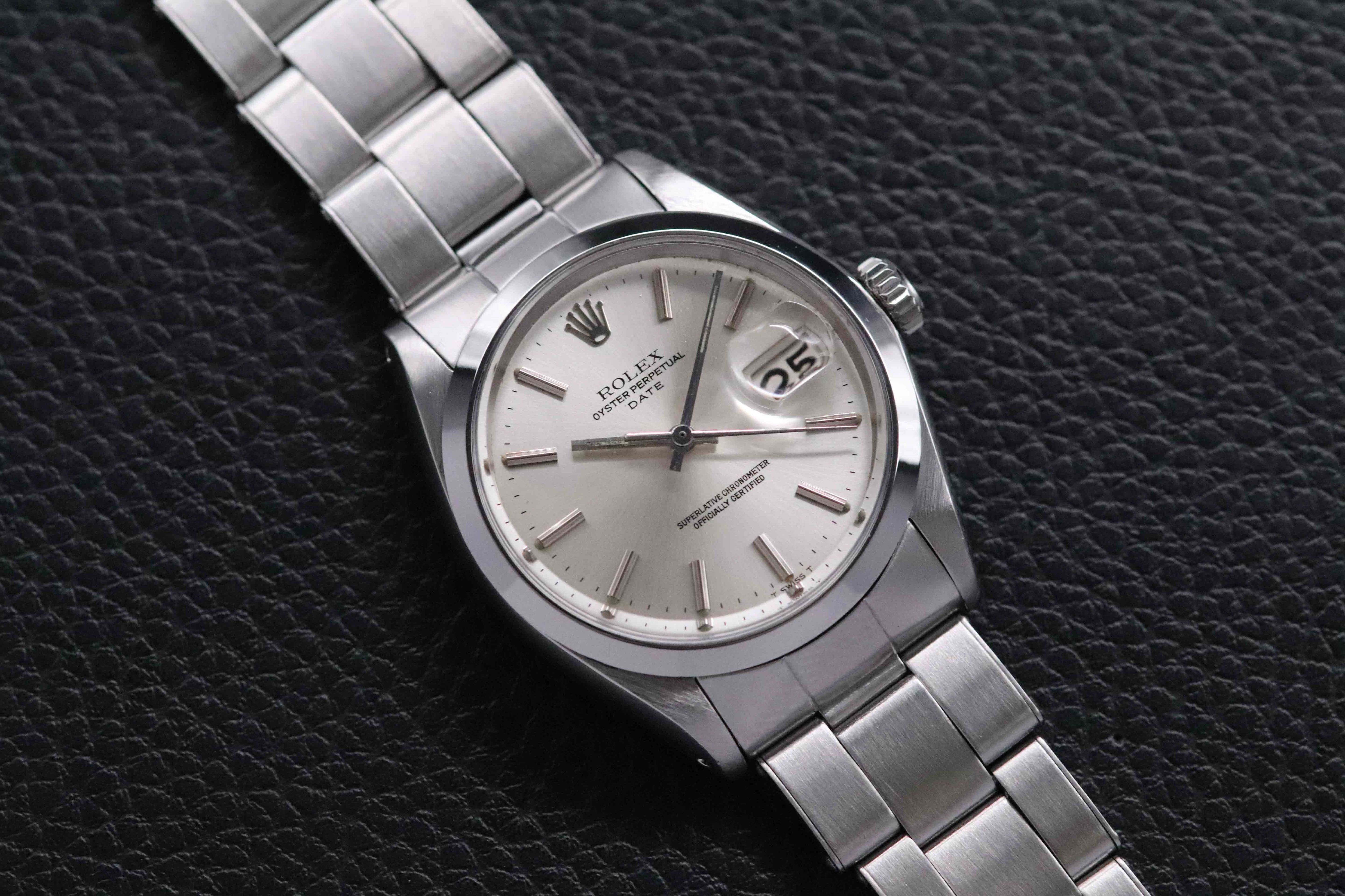 Rolex Date 1500 Silver Dial 1969