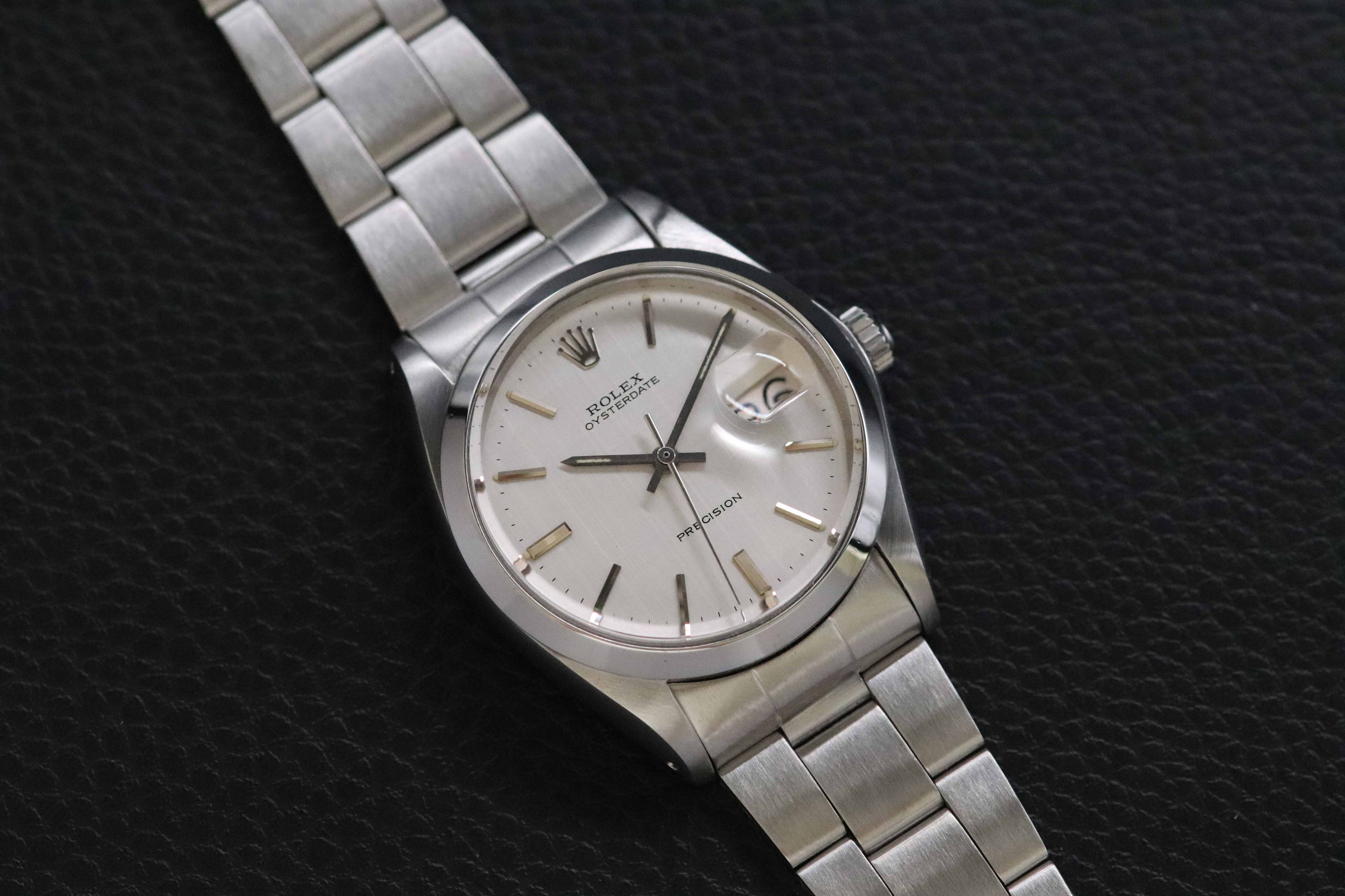 Rolex Oysterdate 6694 Linen Dial 1970