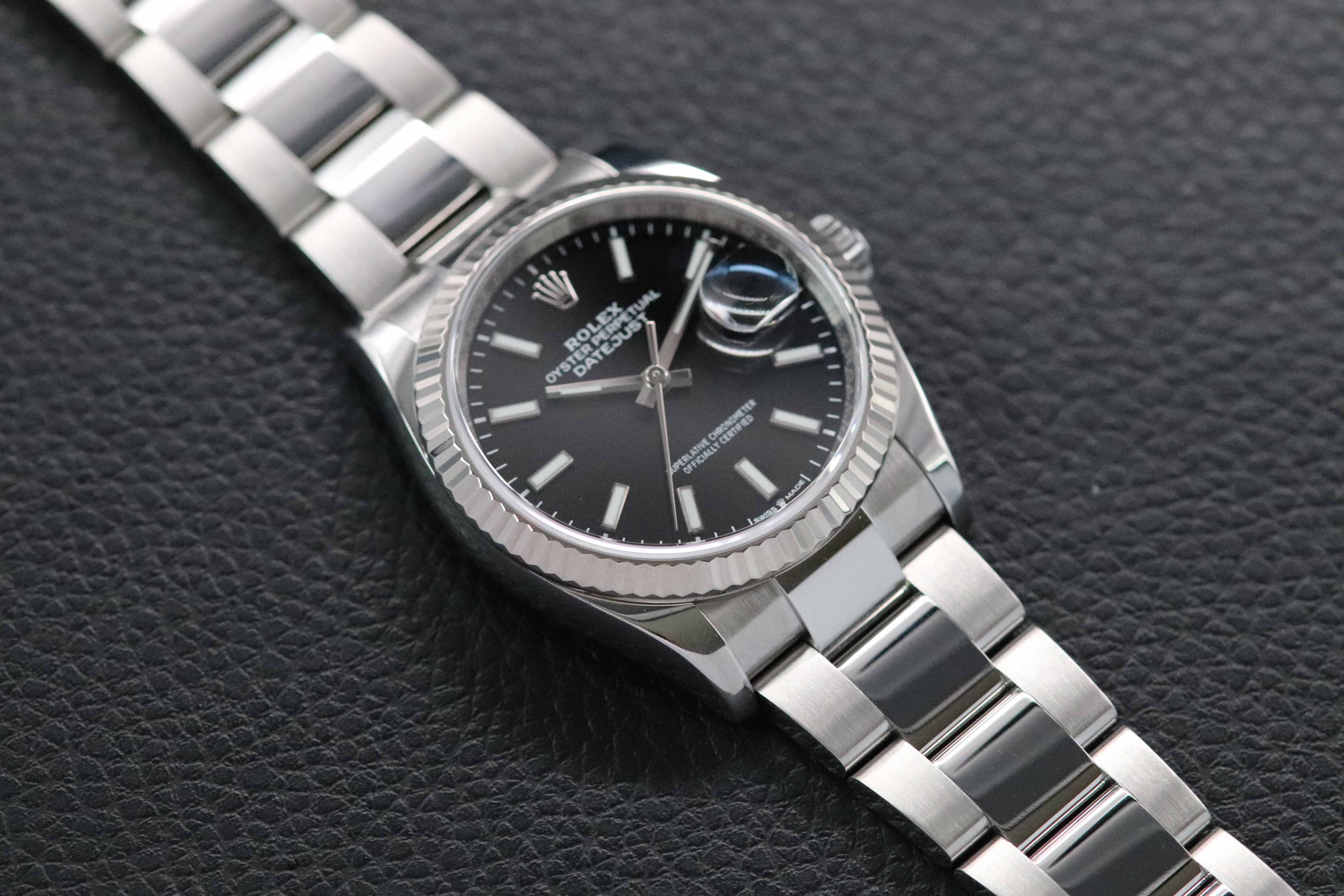 Rolex Datejust 126234 Black Dial Fullset 2020 Box+Papers
