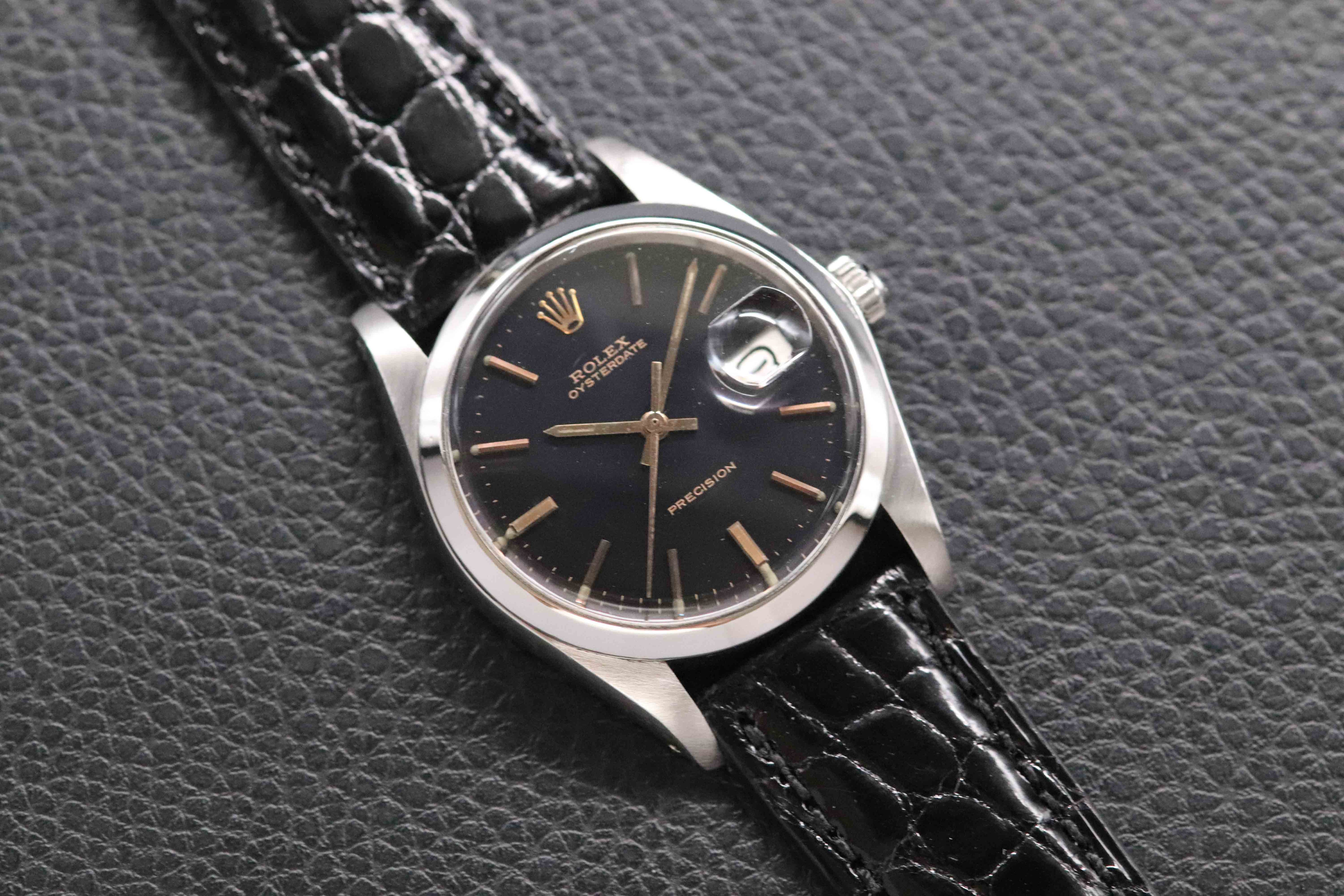 Rolex Oysterdate Precision 6694 Silver Dial 1978