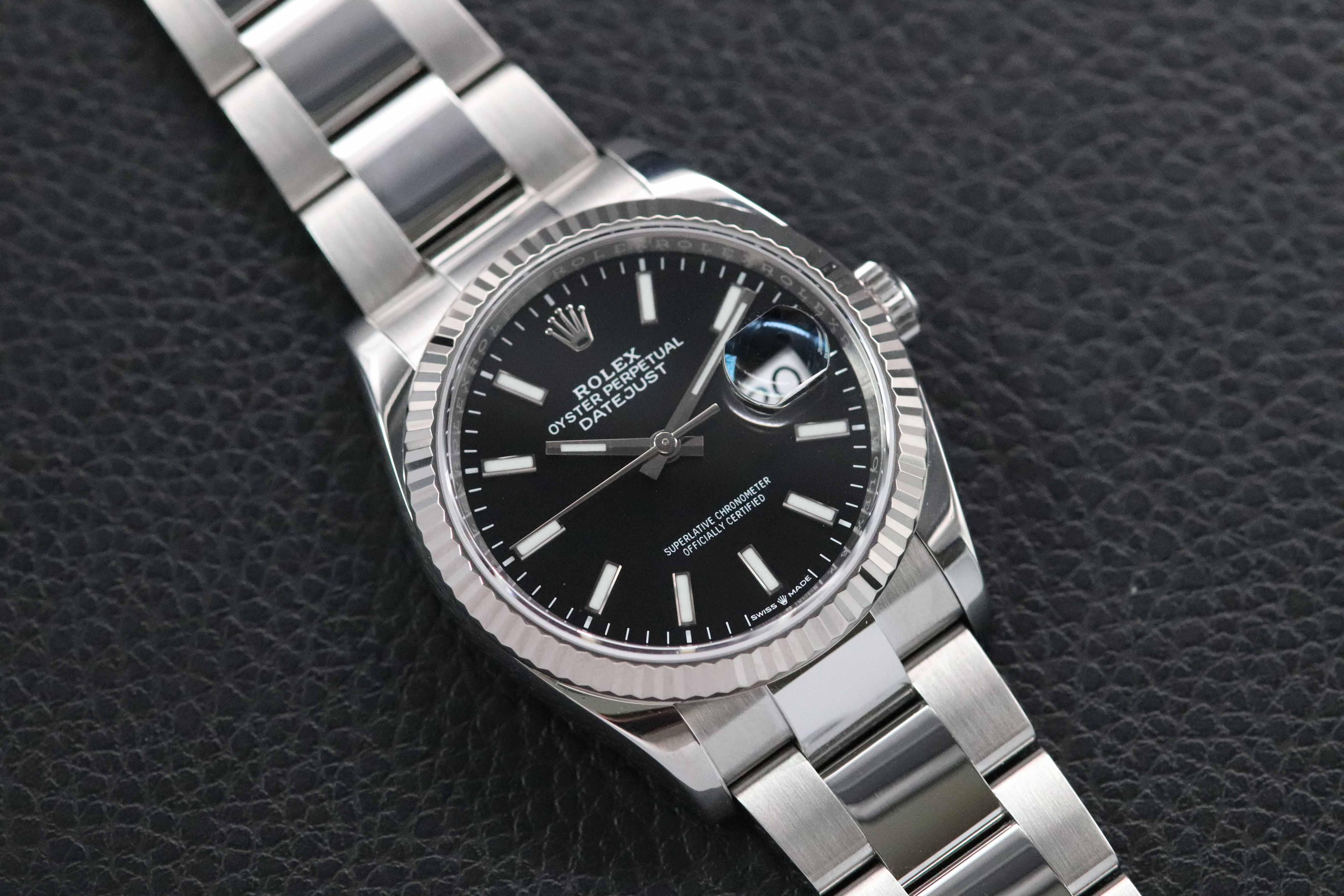 Rolex Datejust 126234 Black Dial Fullset 2020 Box+Papers