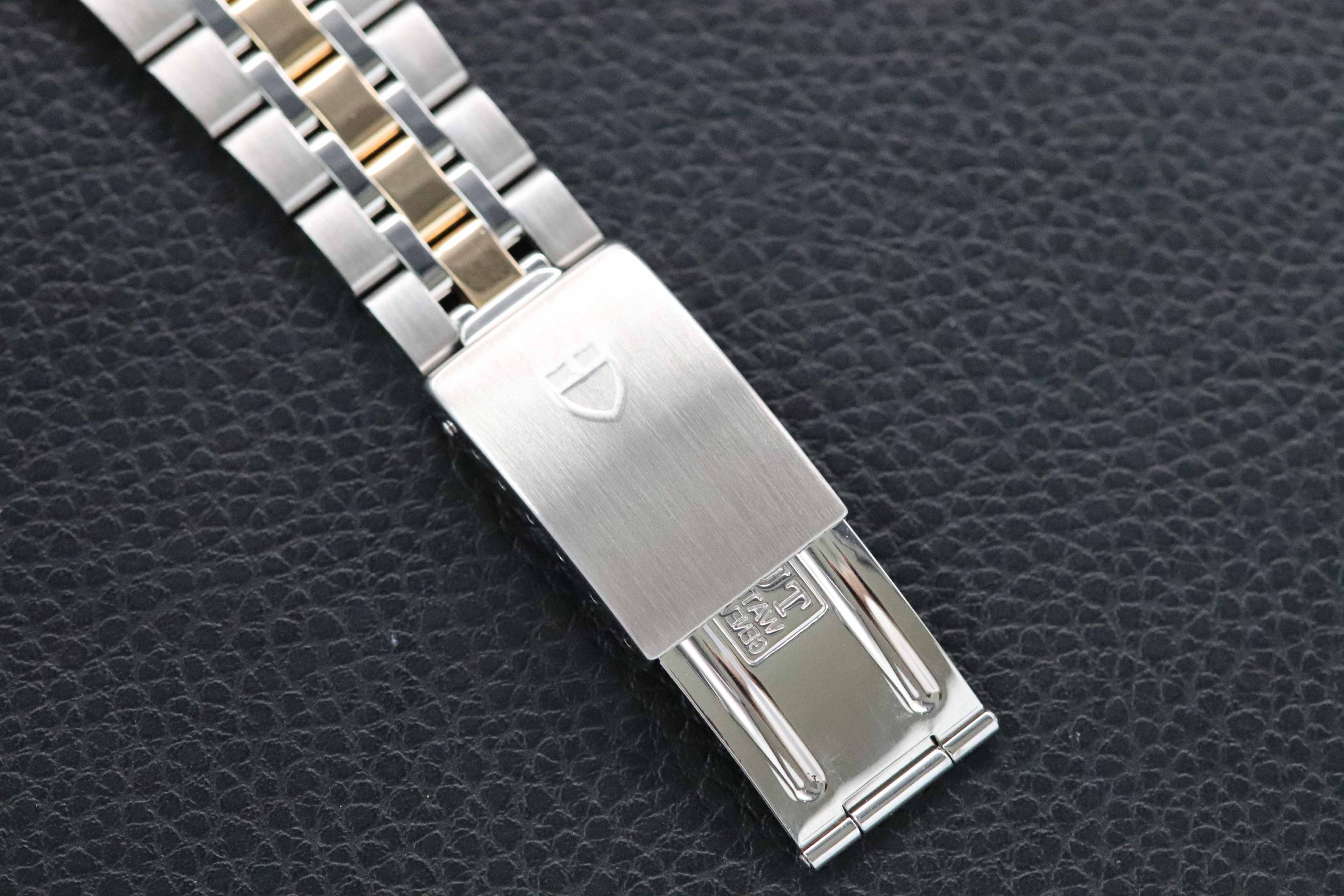 Tudor Prince Date Day 76213G Gold Dial Diamonds 2001