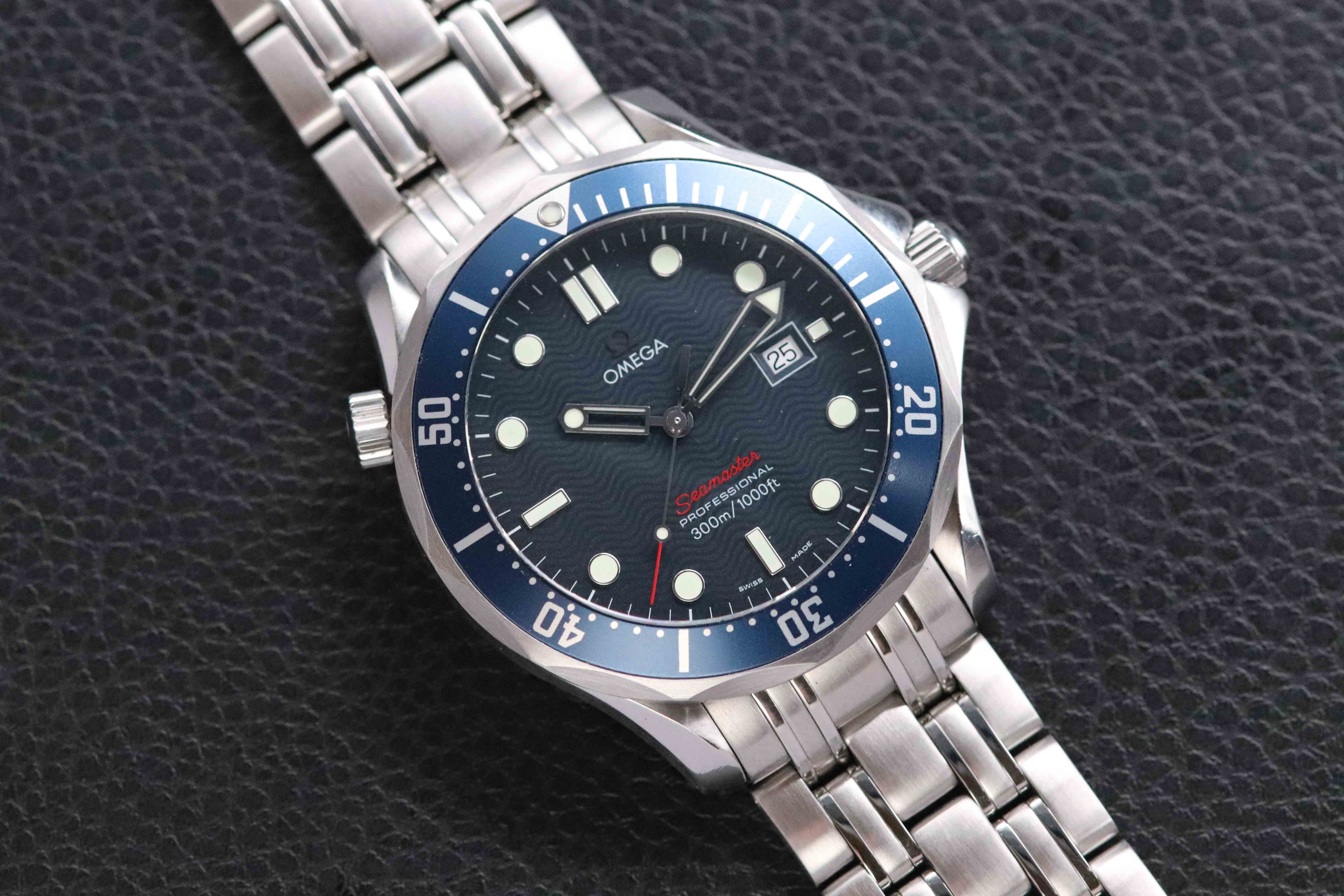 Omega Seamaster Diver 2221.80 Blue Dial Fullset 2010 Box+Papers