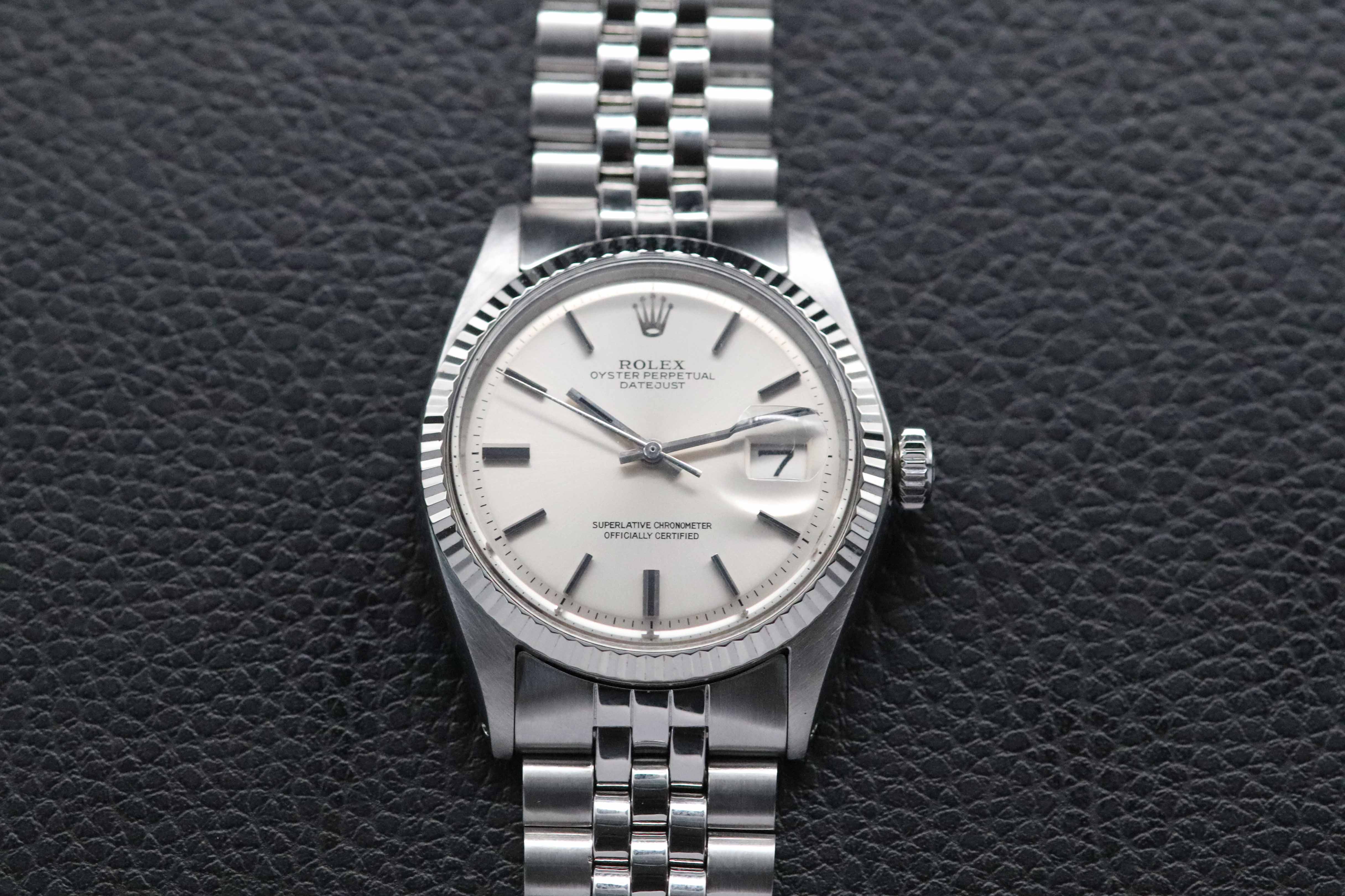 Rolex Datejust 1601 Silver Dial 1970