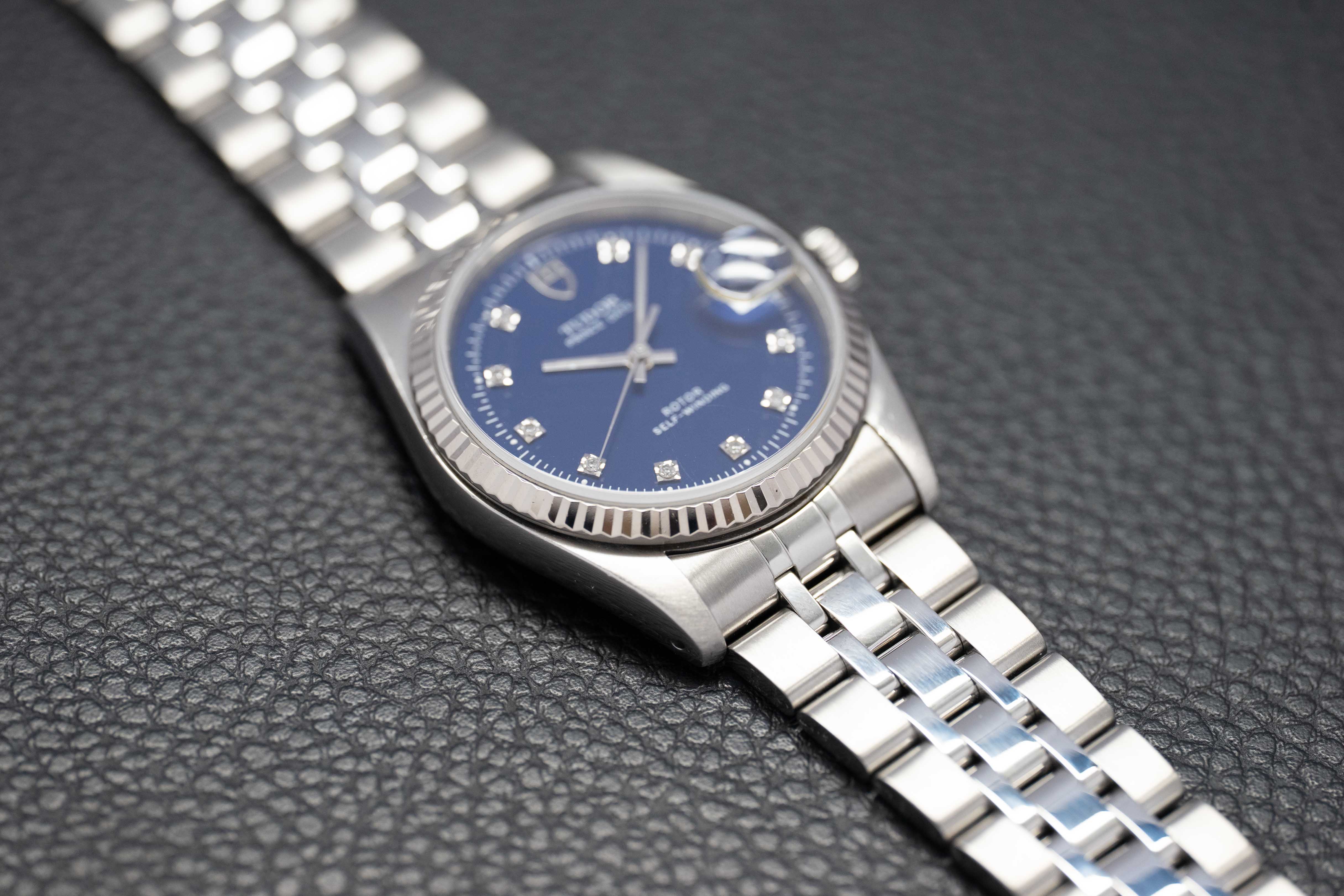 Tudor Prince Date 74034 Blue Dial 2007