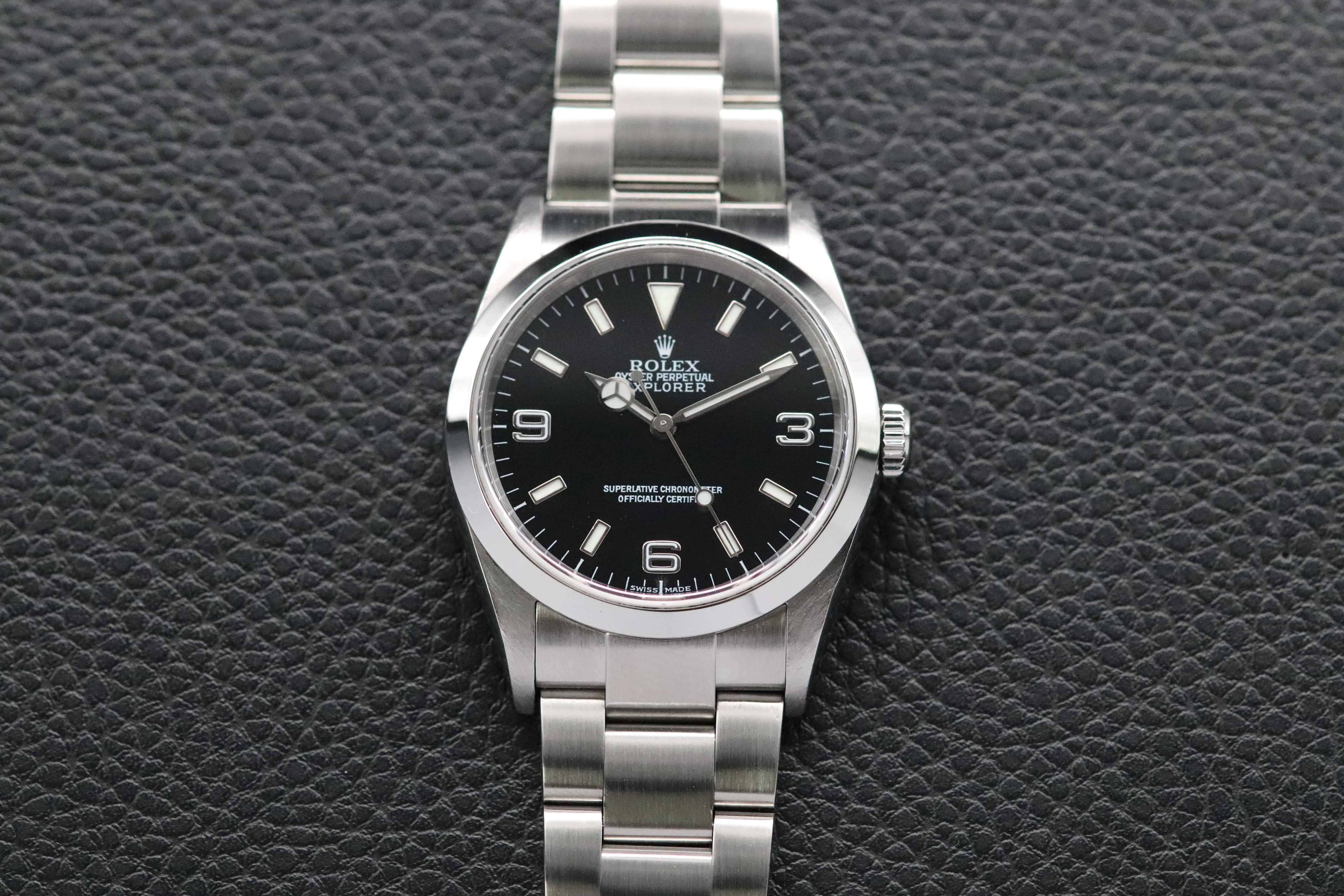 Rolex Explorer 114270 Black Dial 2002