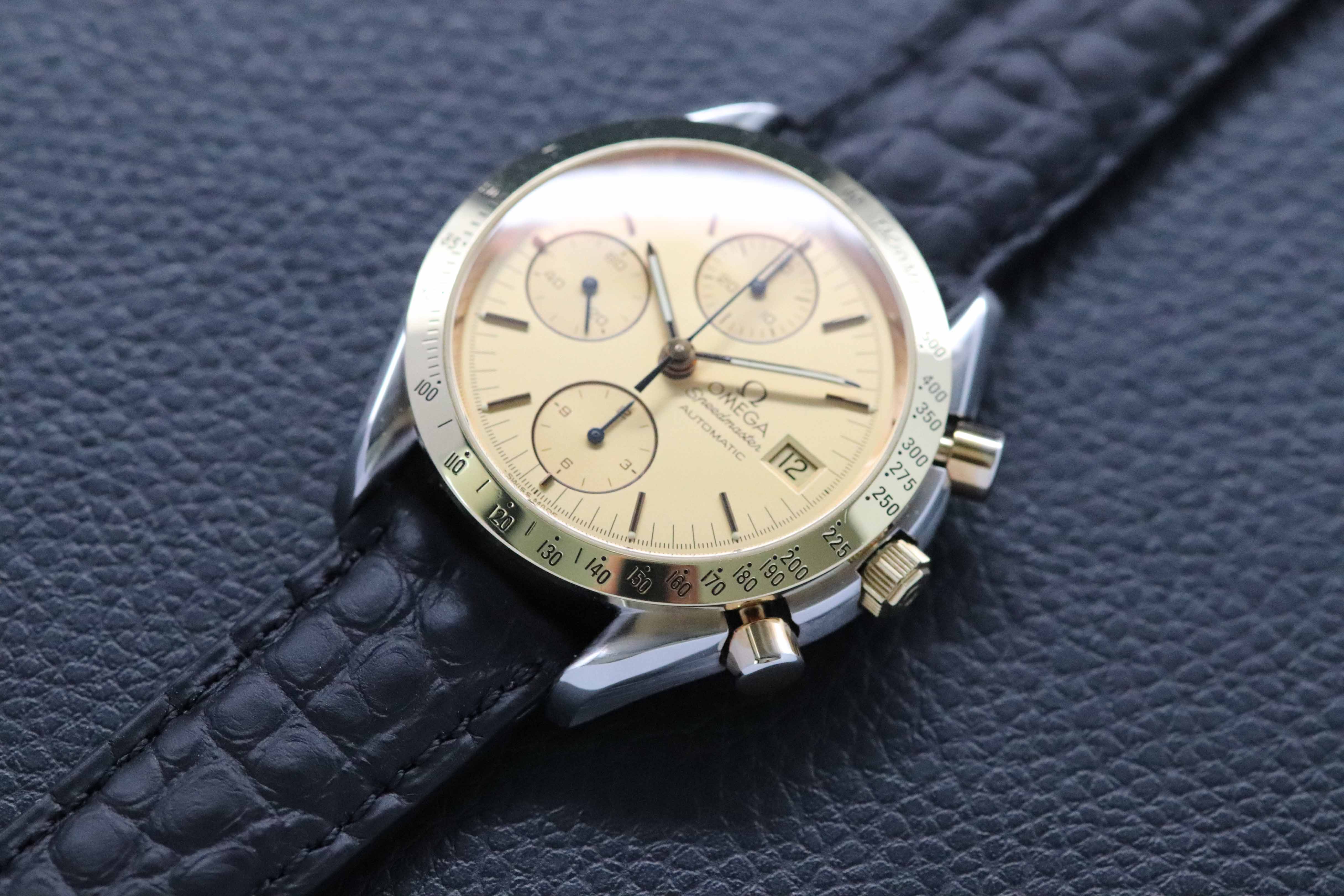 Omega Speedmaster Date 3311.10 Gold Dial 1993