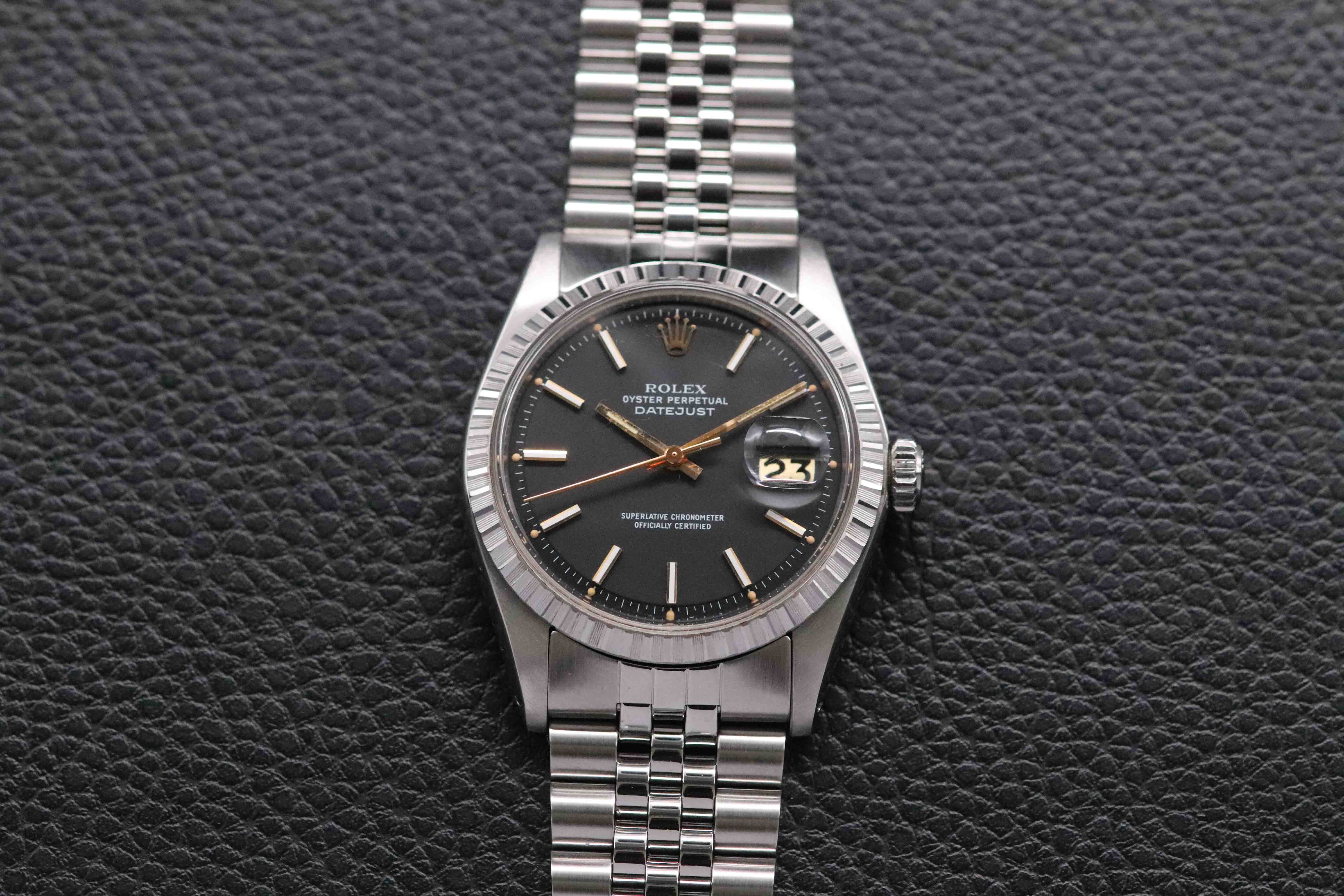 Rolex Datejust 1603 Black Dial 1975