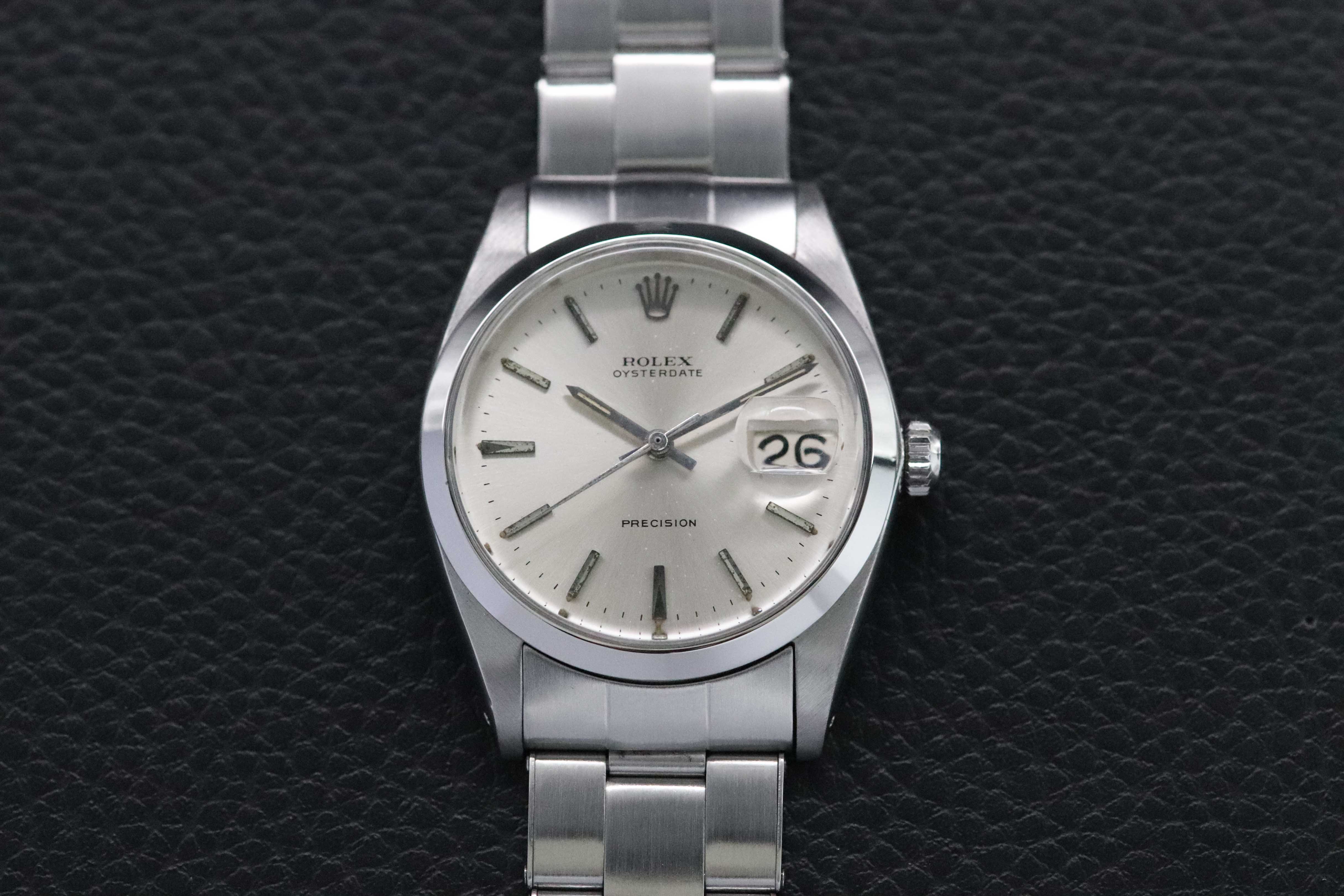 Rolex Oysterdate 6694 Silver Dial 1964