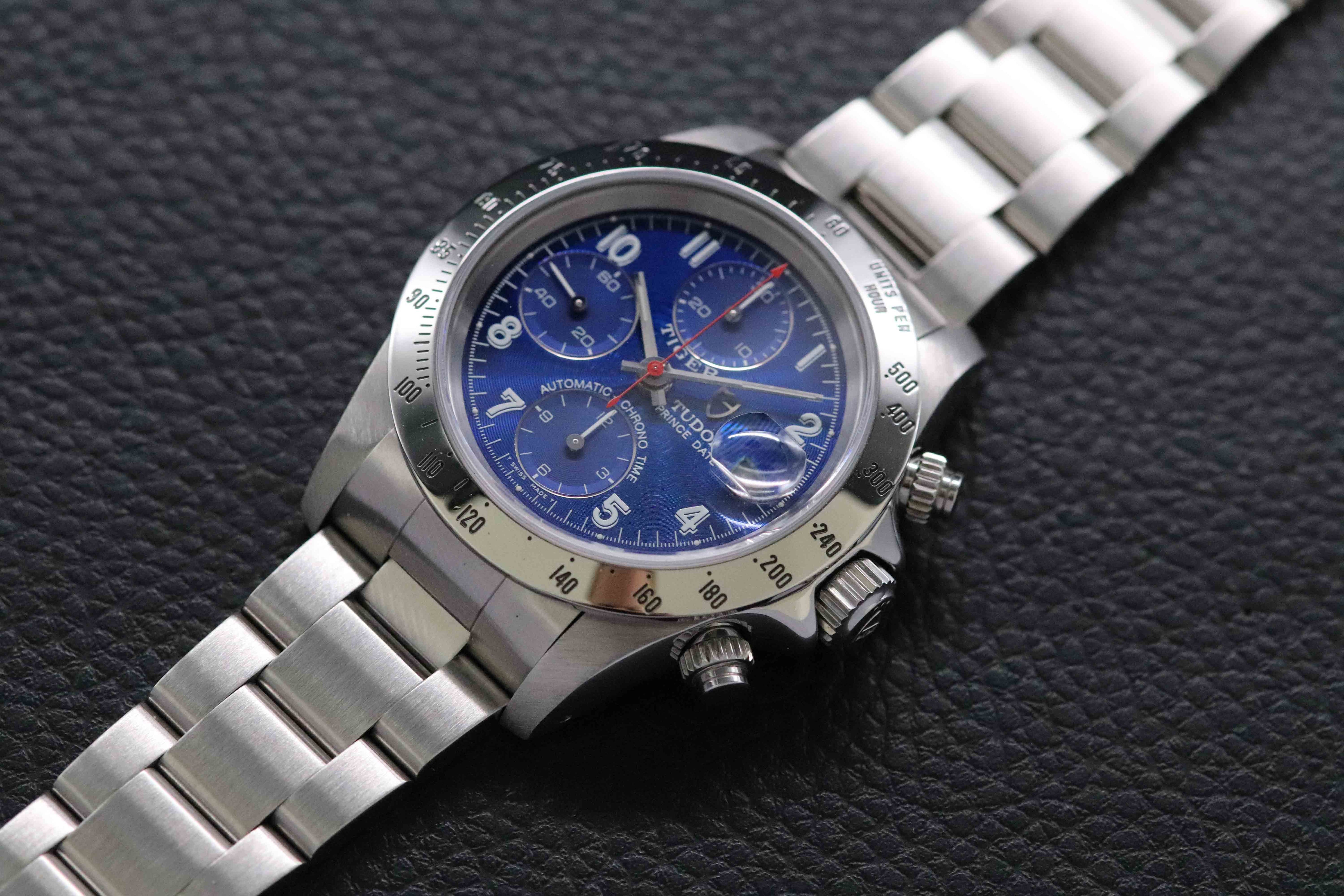Tudor Oysterdate Small Block 79280 Blue Dial 2000