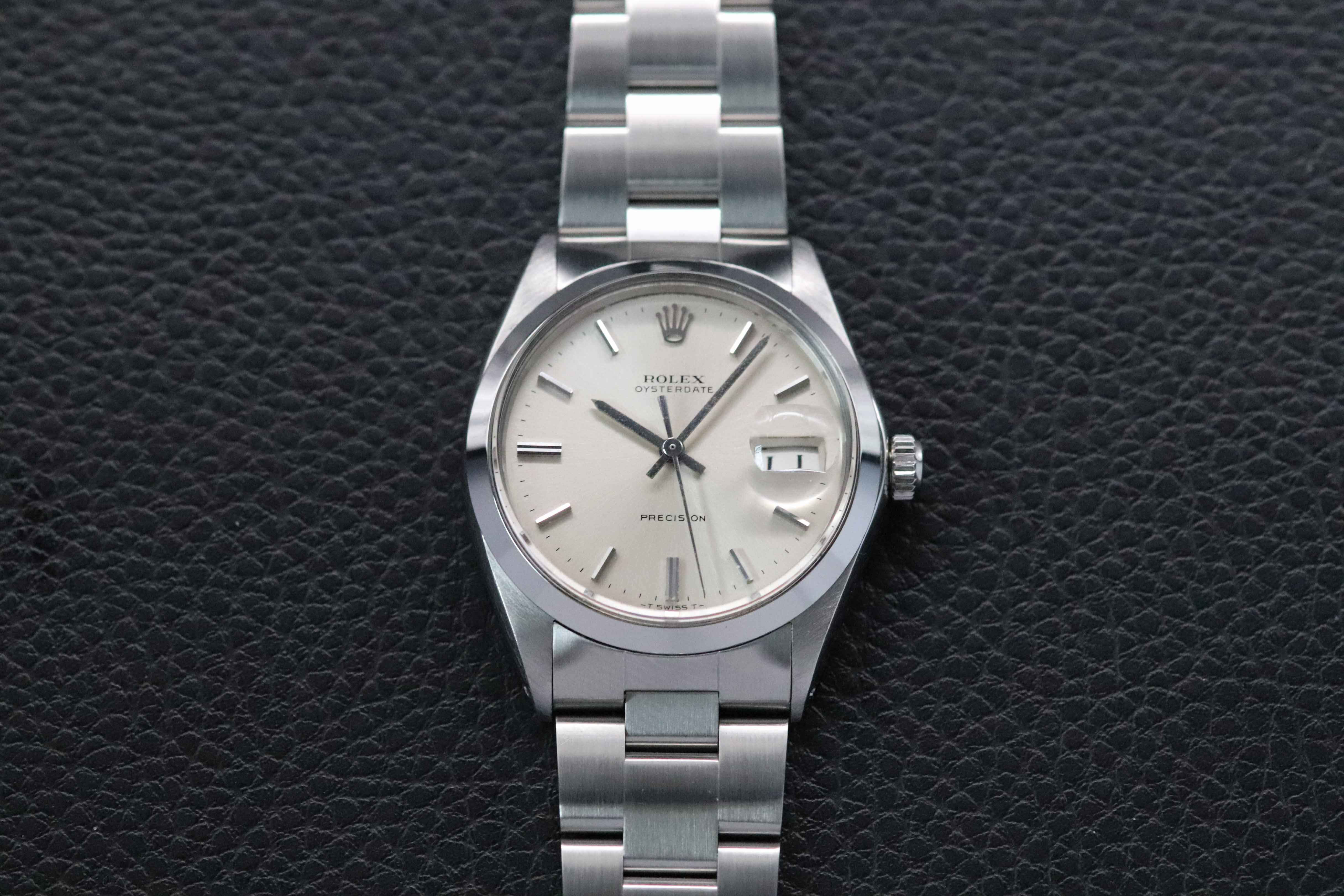 Rolex Oysterdate Precision 6694 Silver Dial 1970