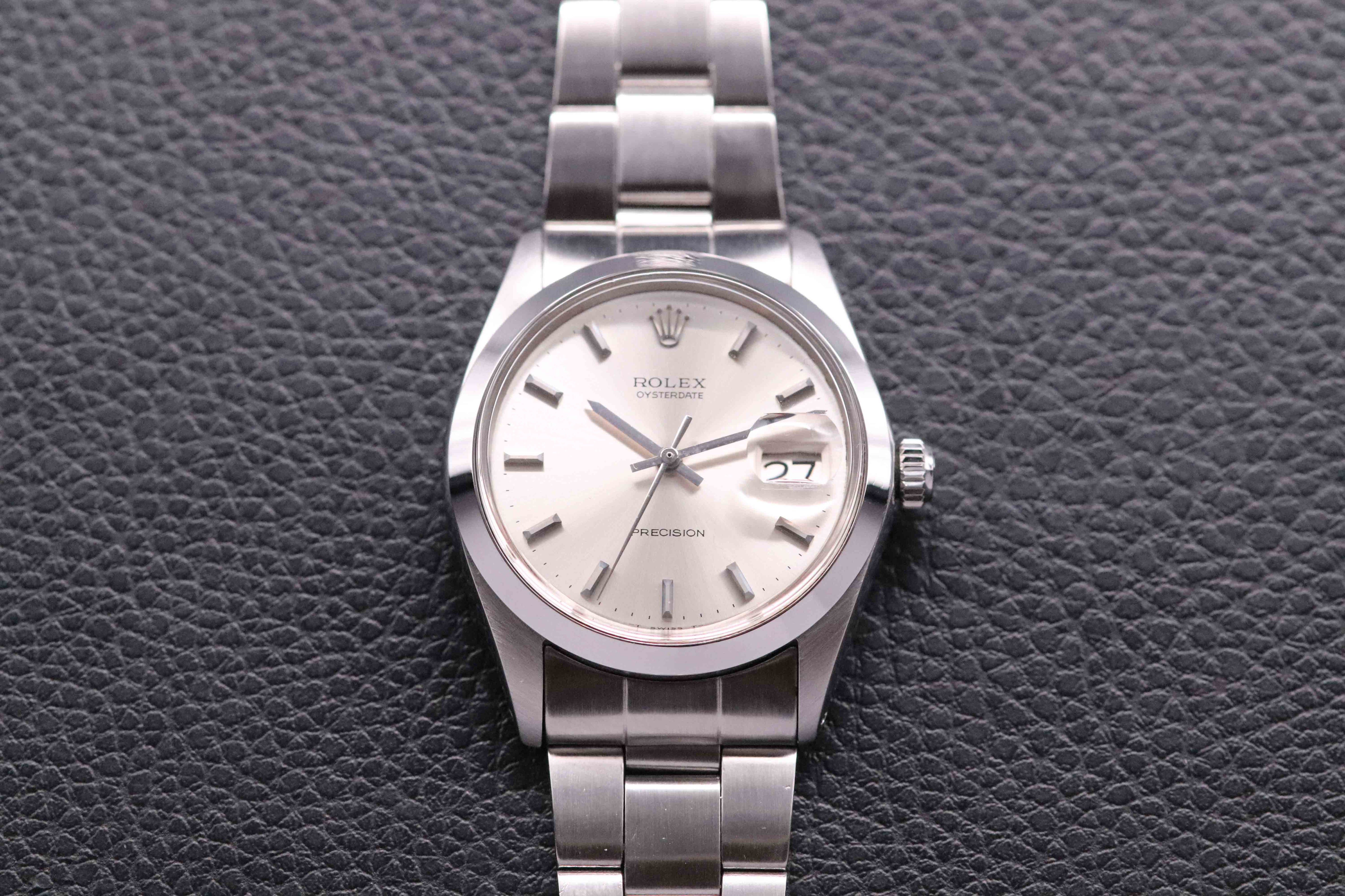 Rolex Oysterdate Precision 6694 Silver Dial 1972