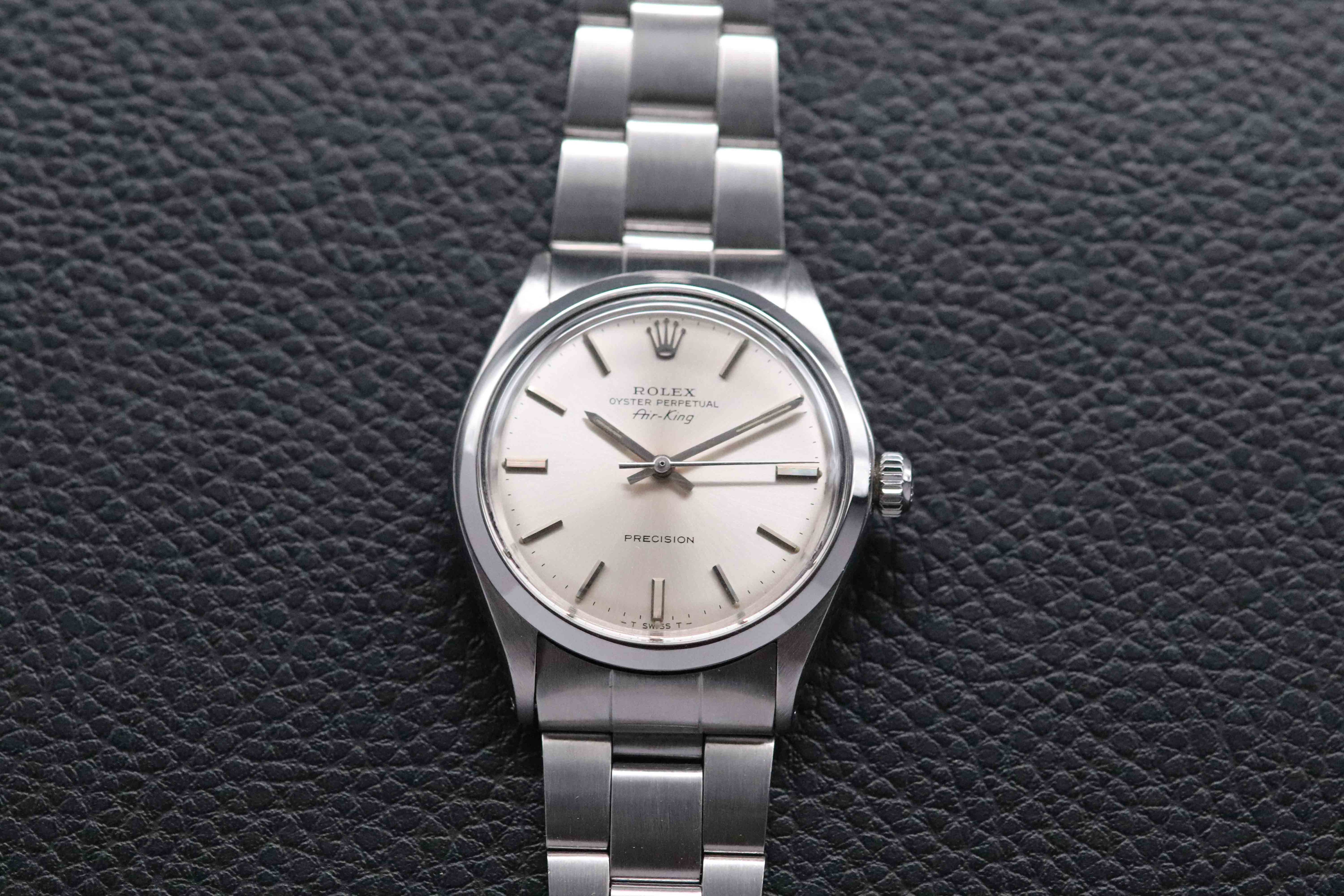 Rolex Air-King 5500 Silver Dial 1971