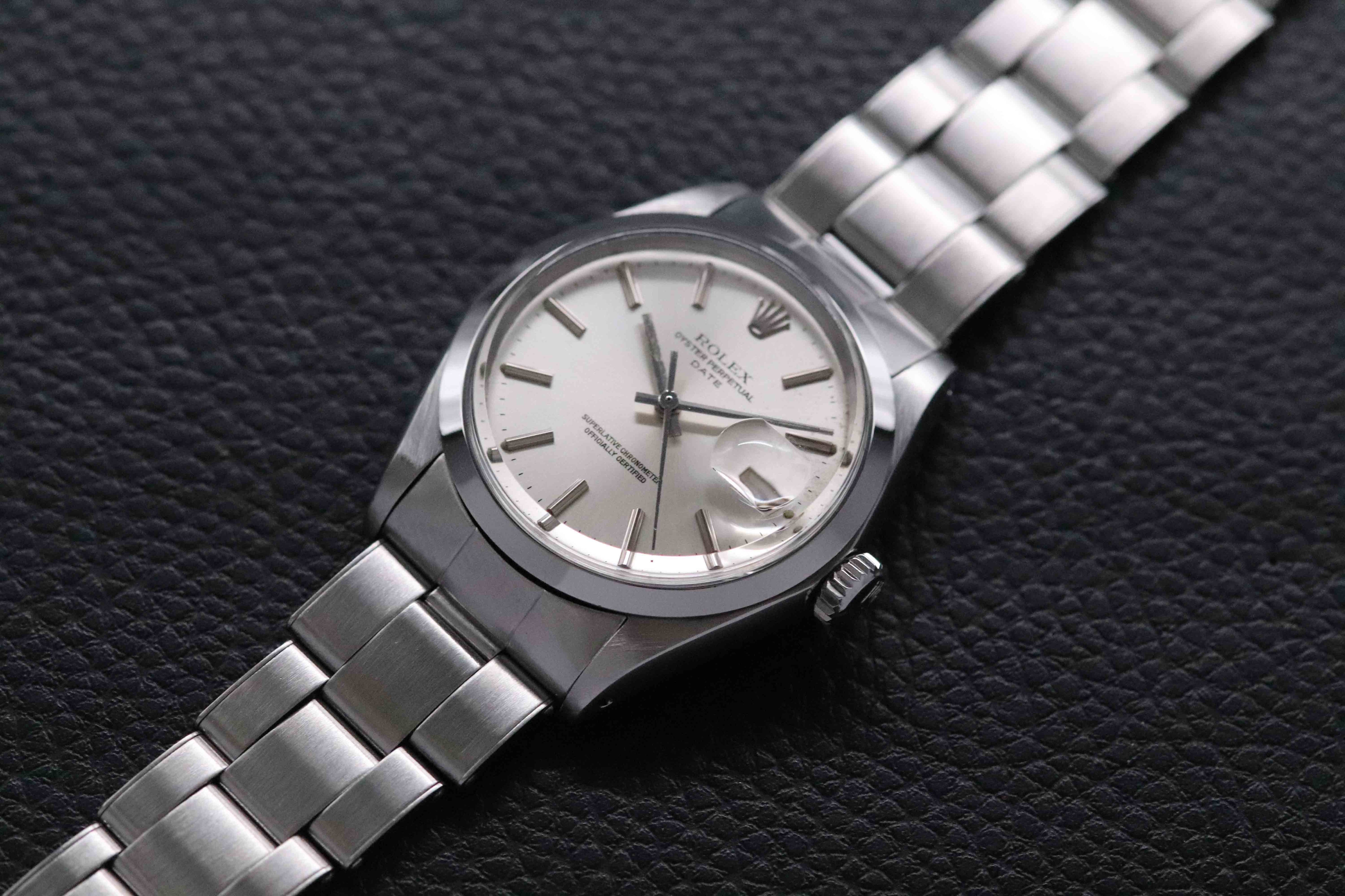 Rolex Date 1500 Silver Dial 1969