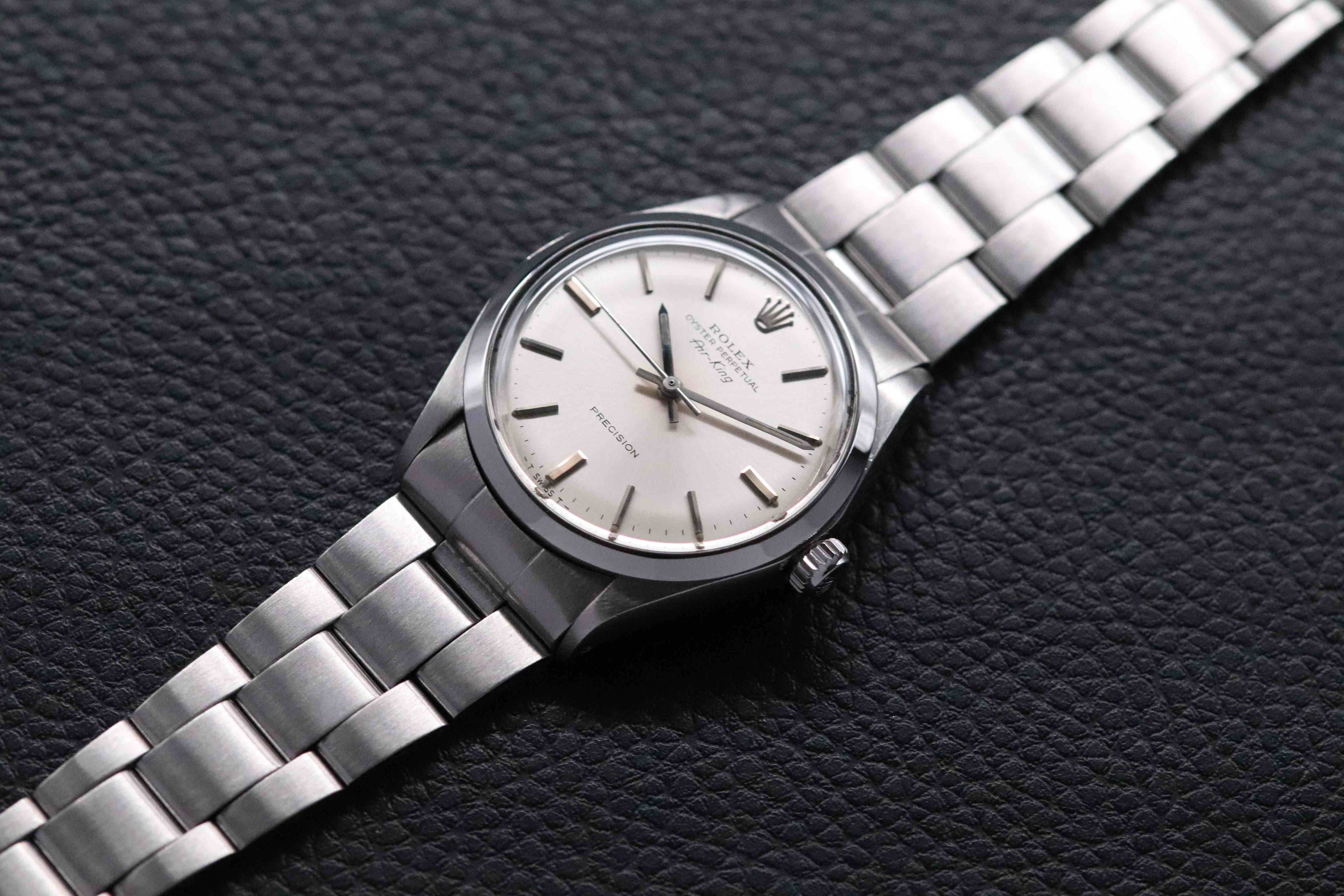 Rolex Air-King 5500 Silver Dial 1971