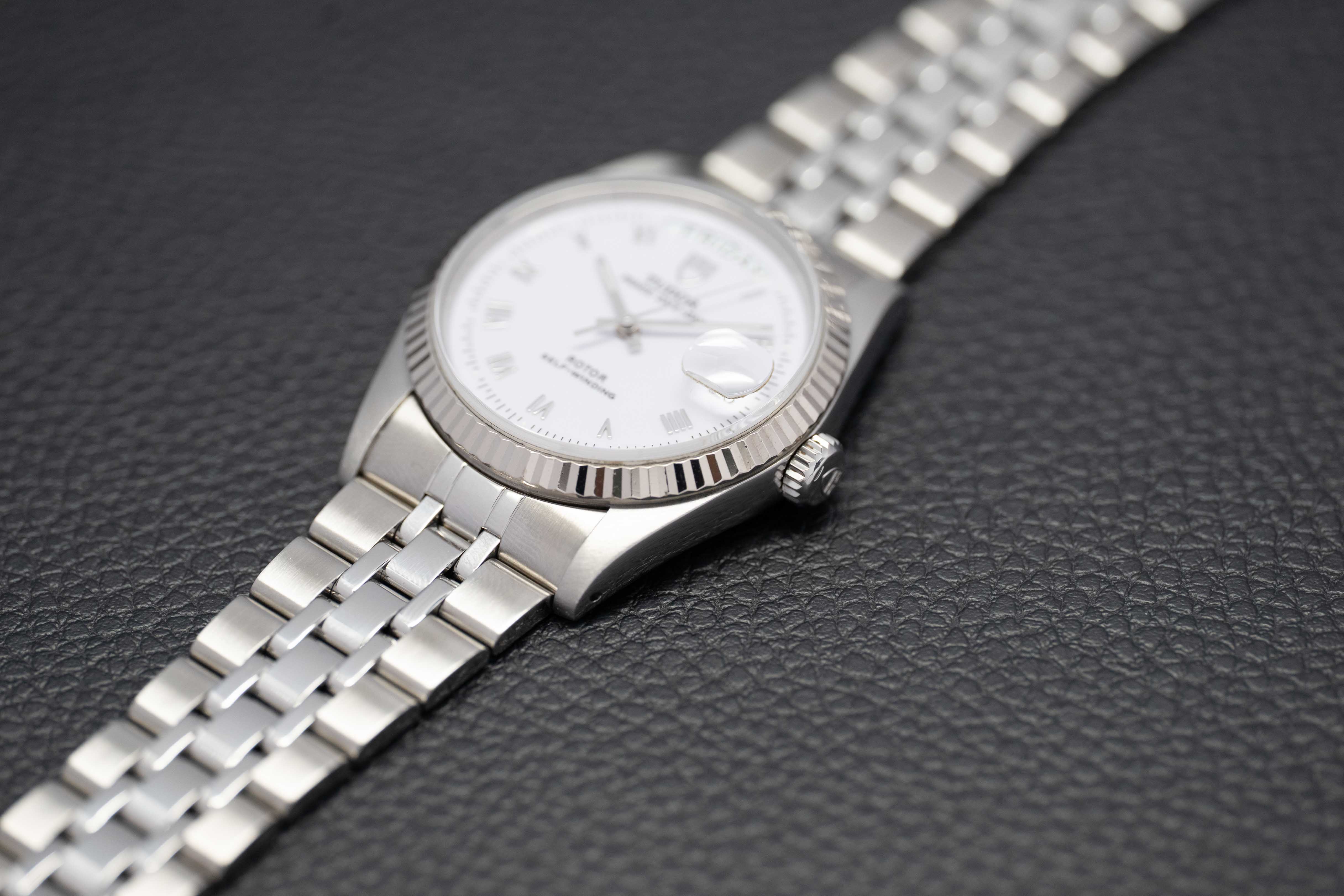 Tudor Prince Date-Day 76214 White Dial 2007