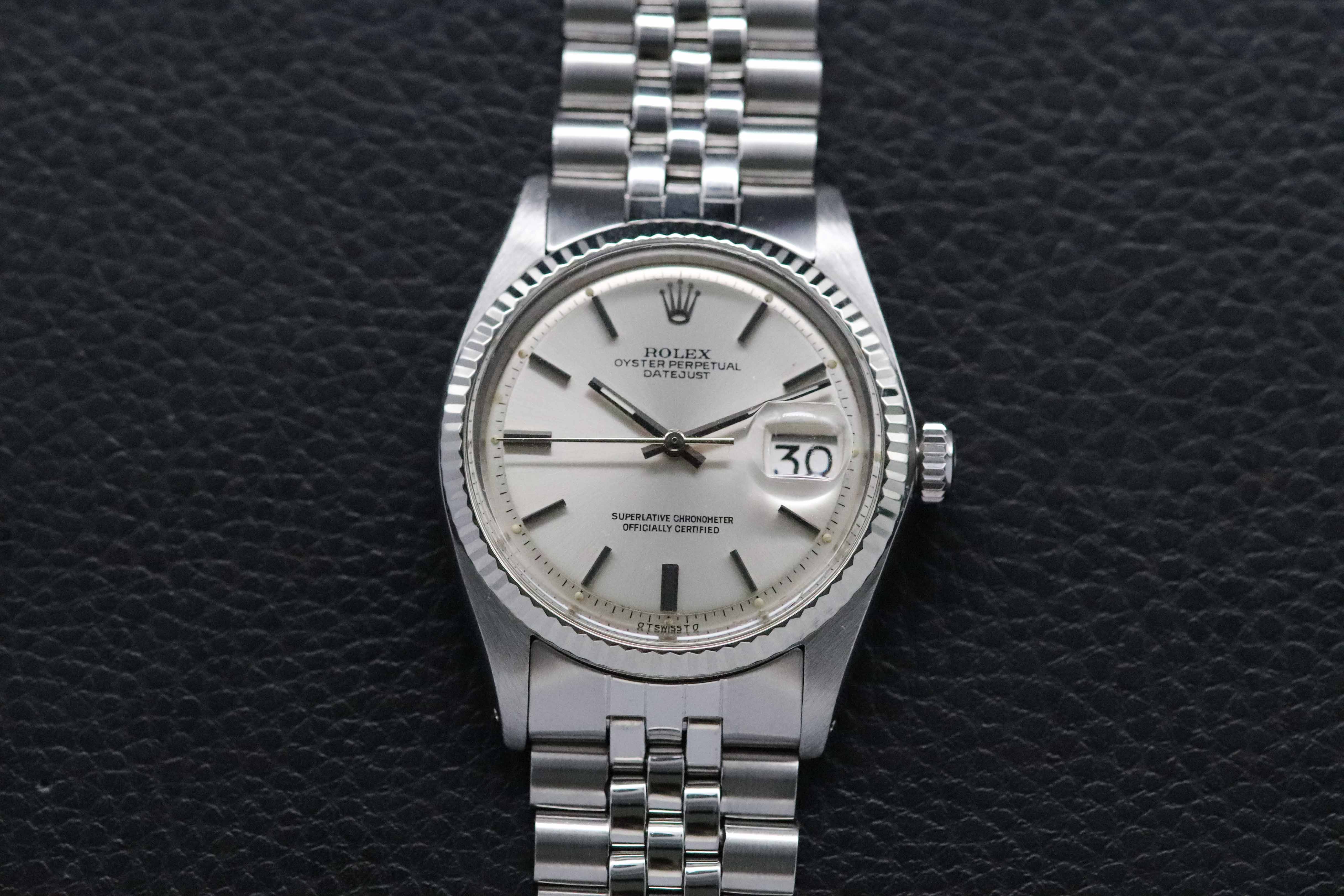 Rolex Datejust 36 1601 Fullset 1975 Box+Papers