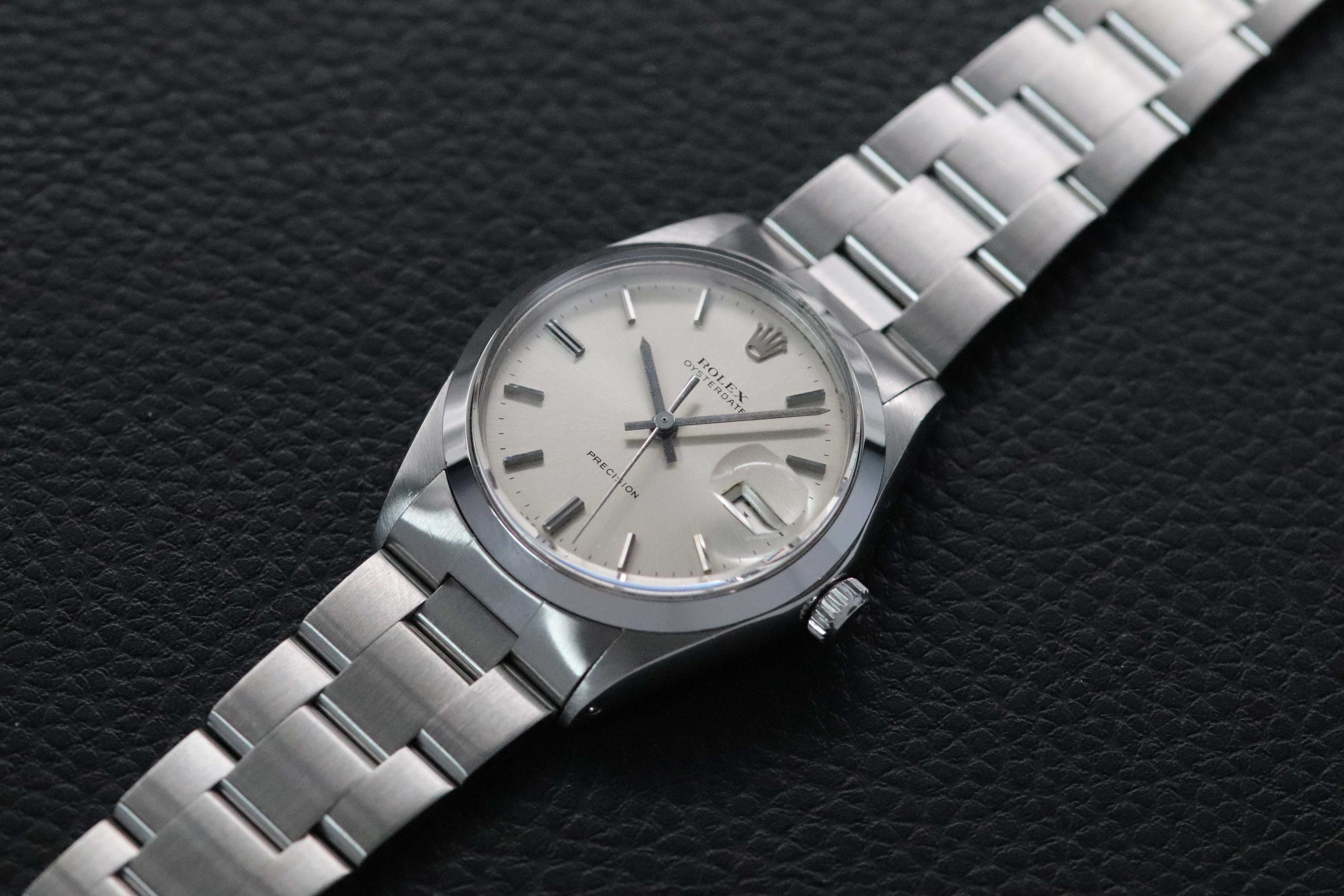Rolex Oysterdate Precision 6694 Silver Dial 1970