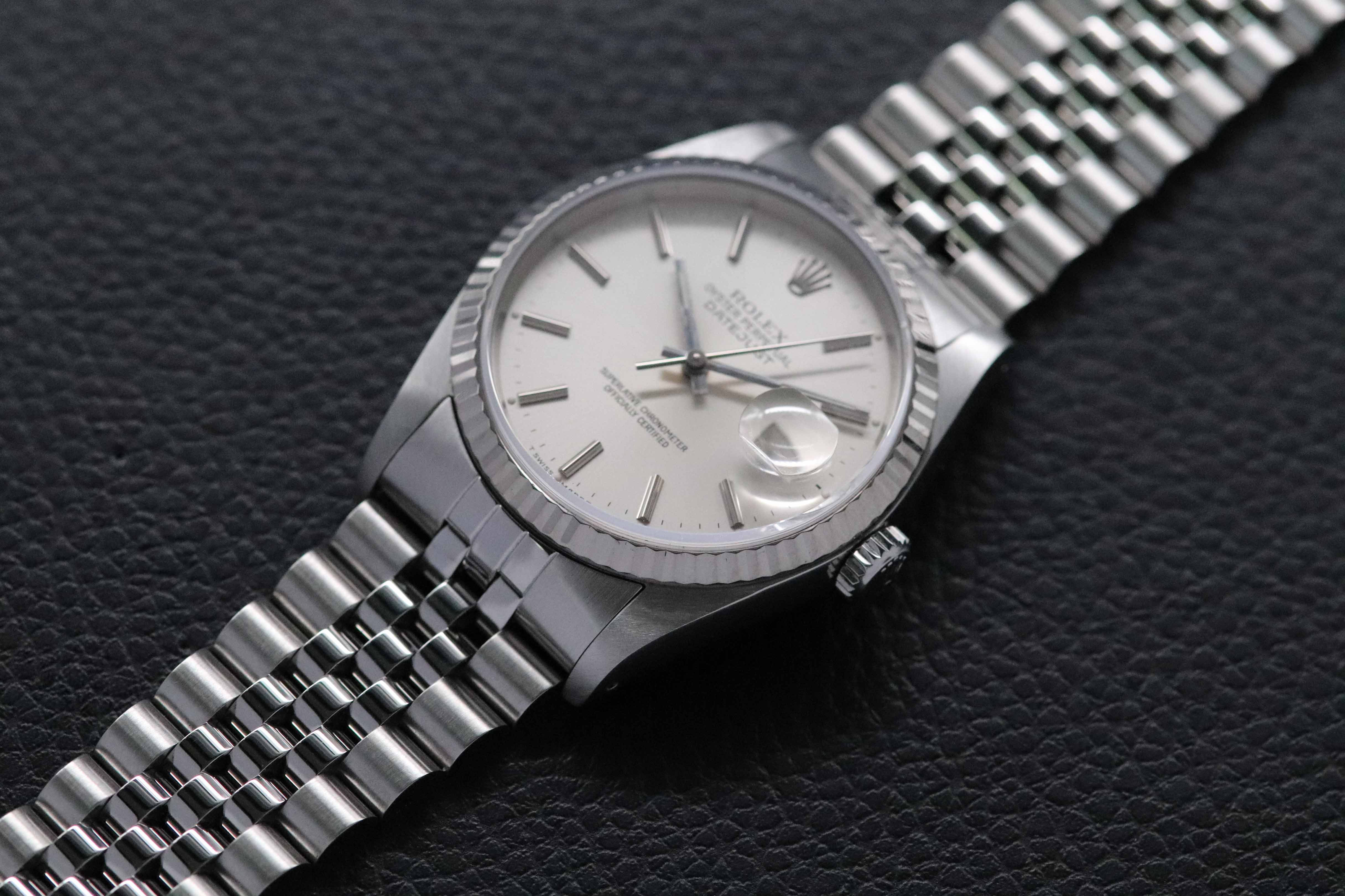 Rolex Datejust 16234 Silver Dial 1990