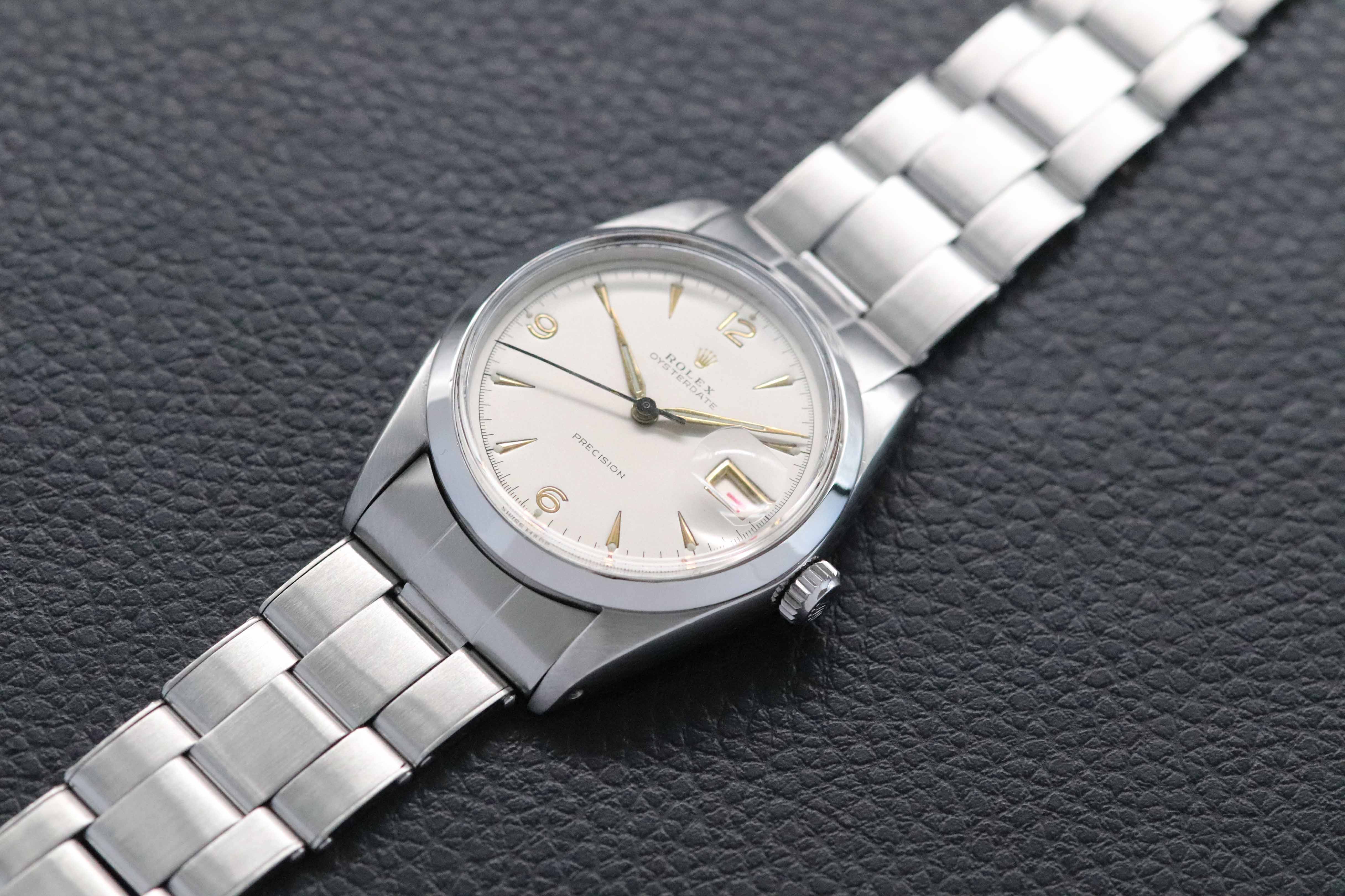 Rolex Oysterdate Precision 6694 Silver Dial 1970